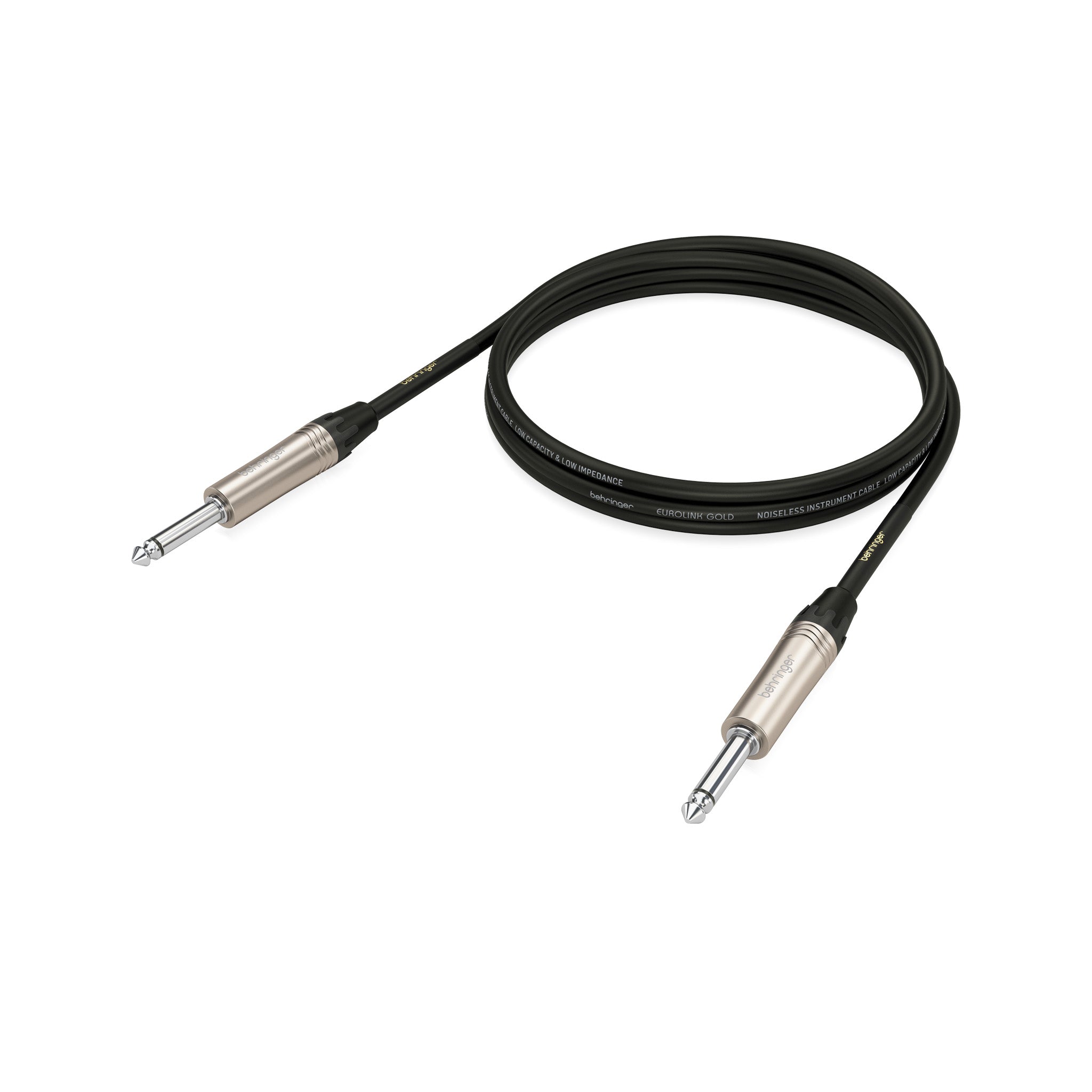 Behringer GIC150 4.9-foot 1/4-inch TS Male High-Quality Instrument Cable
