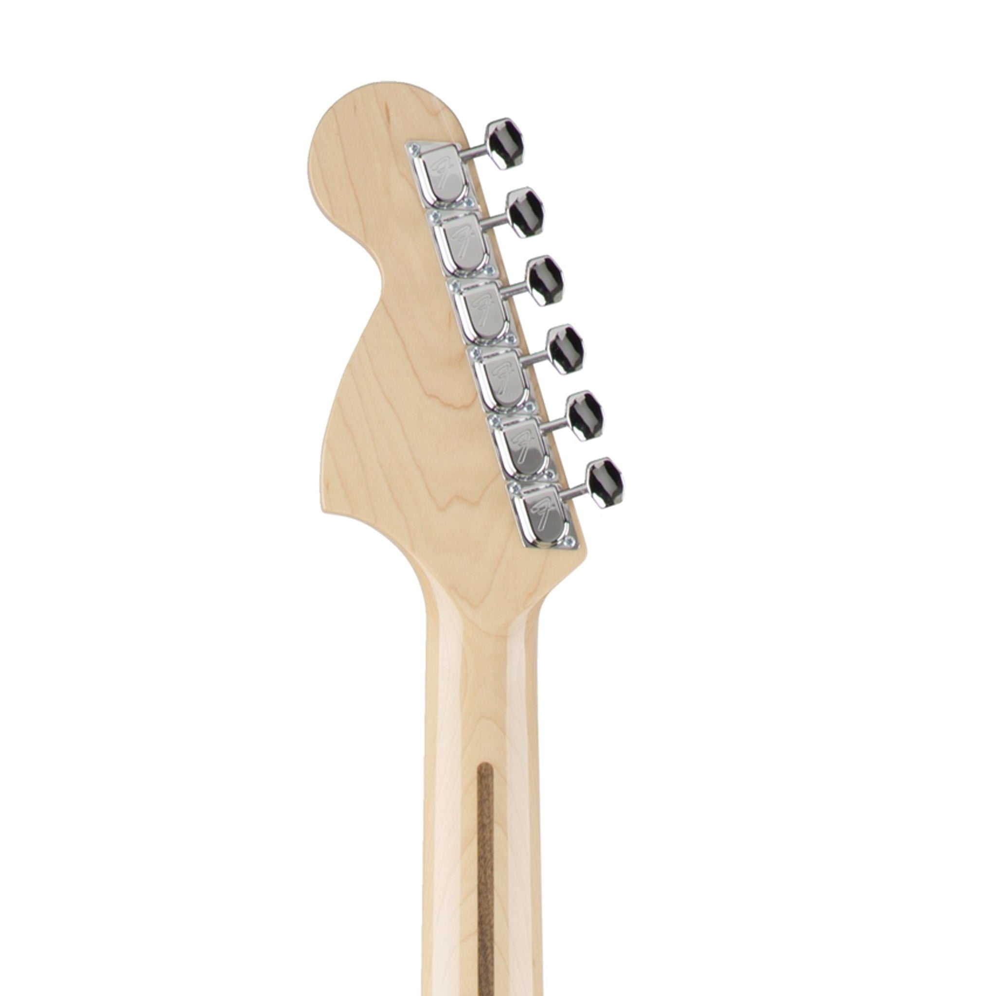 Fender Japan Electric Guitar - Yngwie Malmsteen Signature Stratocaster with Gigbag in Yellow and White Color Scheme