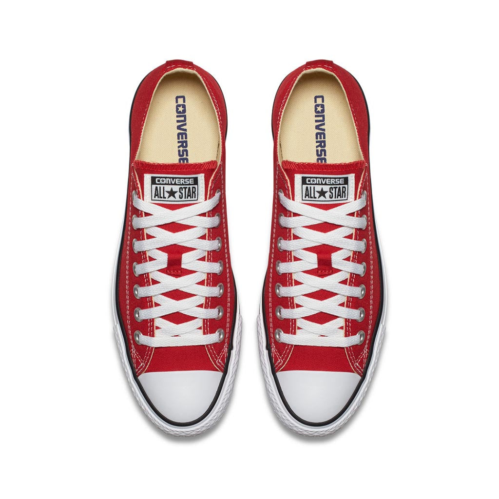 Red Converse Chuck Taylor All Star Ox Classic Sneakers