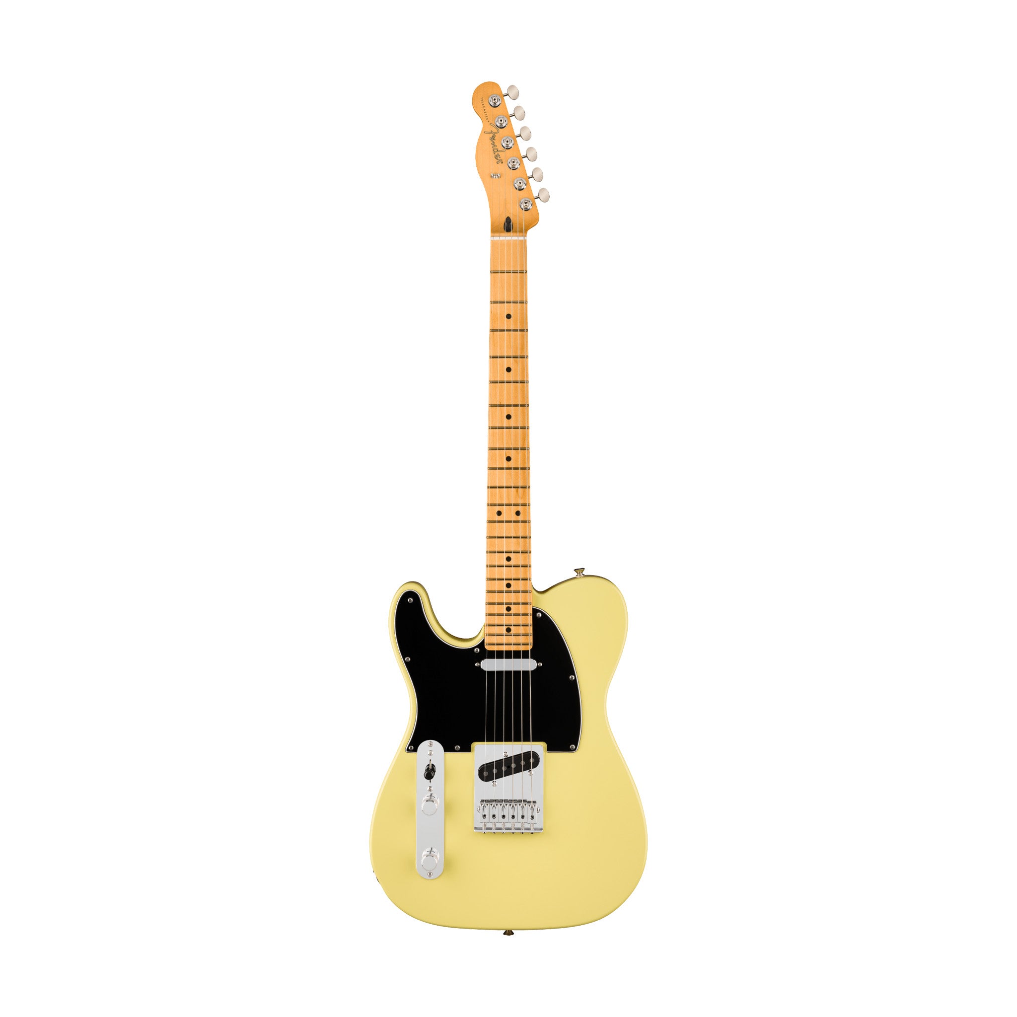 Fender Player II Left - handed Electric Guitar Telecaster Model with Maple Fingerboard in Hialeah Yellow Color