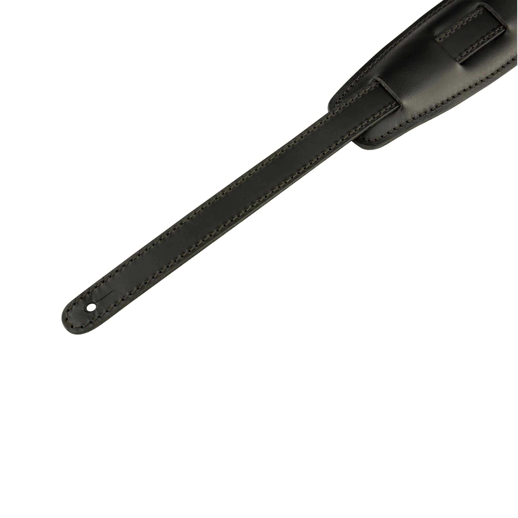 Fender Premium Black Mustang Saddle Guitar Strap with Adjustable Length
