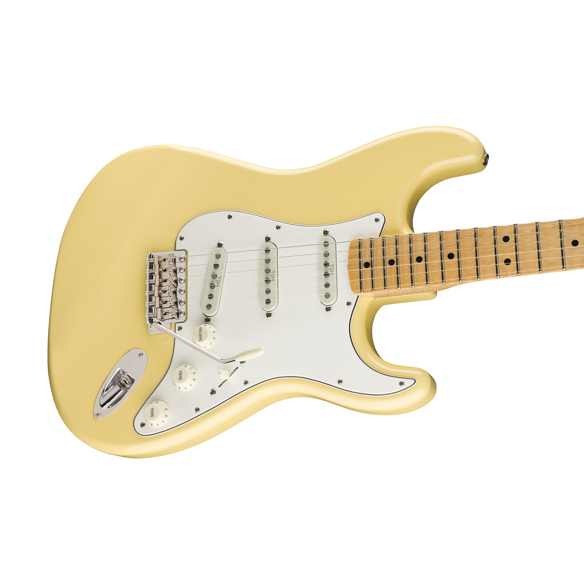 Fender Custom Shop Signature Electric Guitar - Yngwie Malmsteen's Vintage White Stratocaster, Ideal for Neo - Classical Shredding