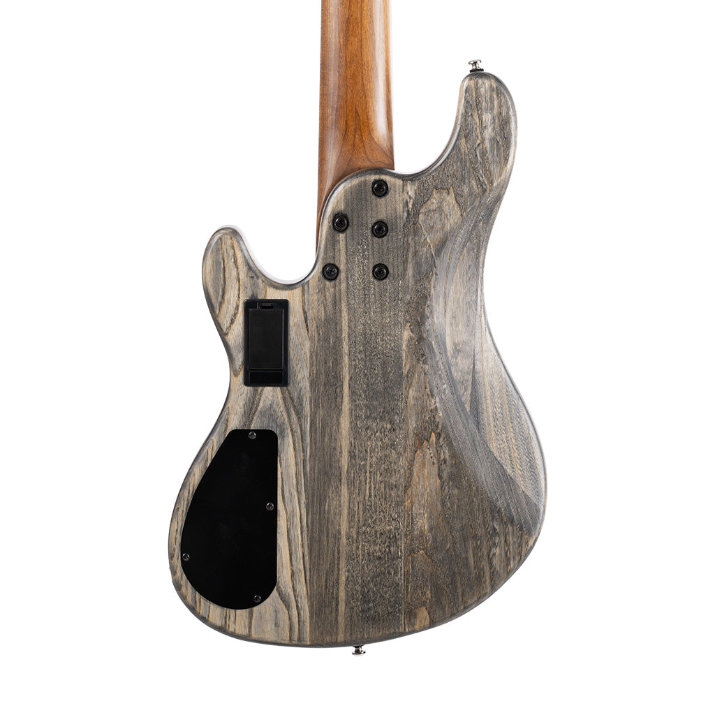 Cort GB-MODERN-5-OPCG Open Pore Charcoal Gray Electric Bass Guitar for J-Bass Enthusiasts