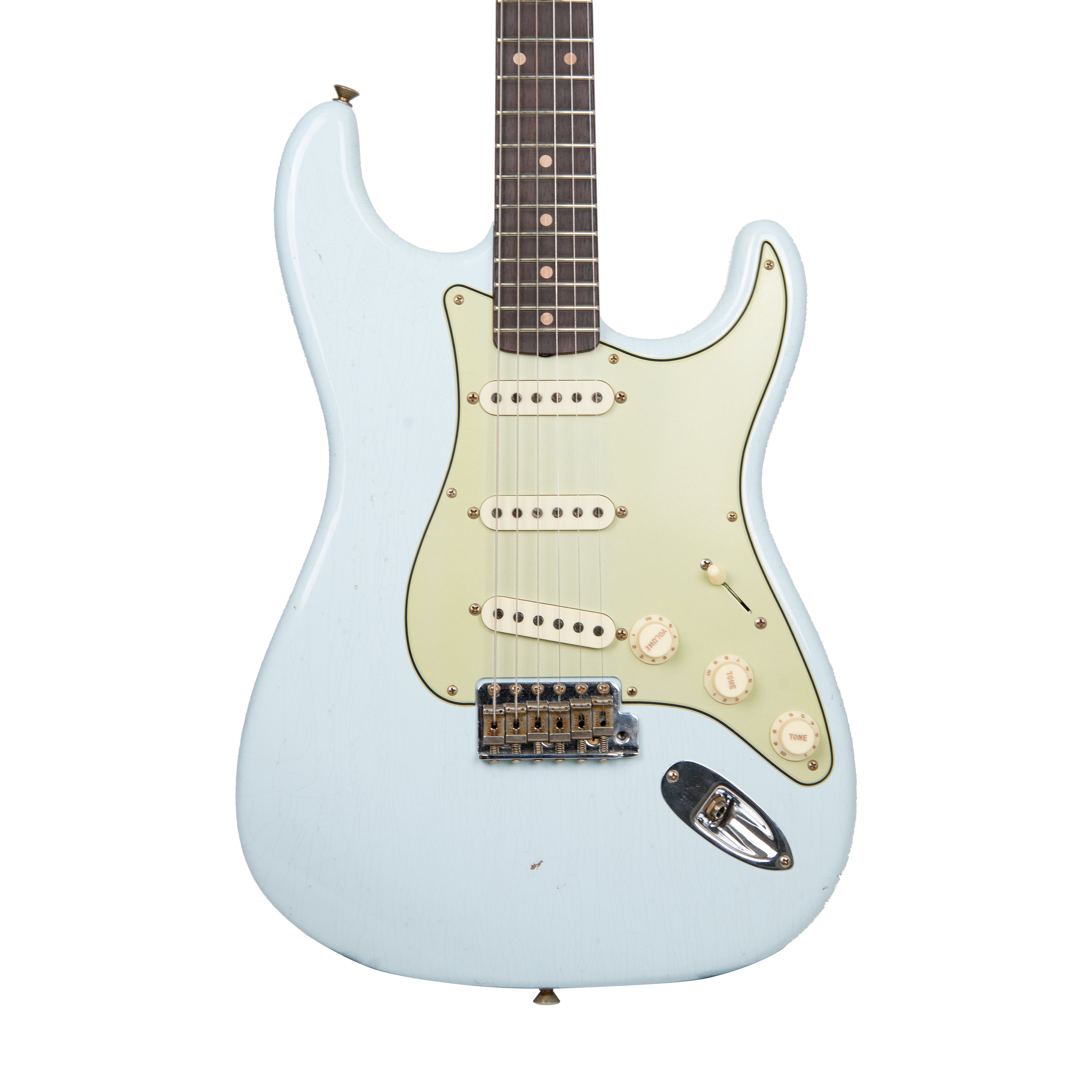 Fender Custom Shop Limited Edition 1959 Special Stratocaster Guitar for Journeymen with Super Faded Sonic Blue Finish
