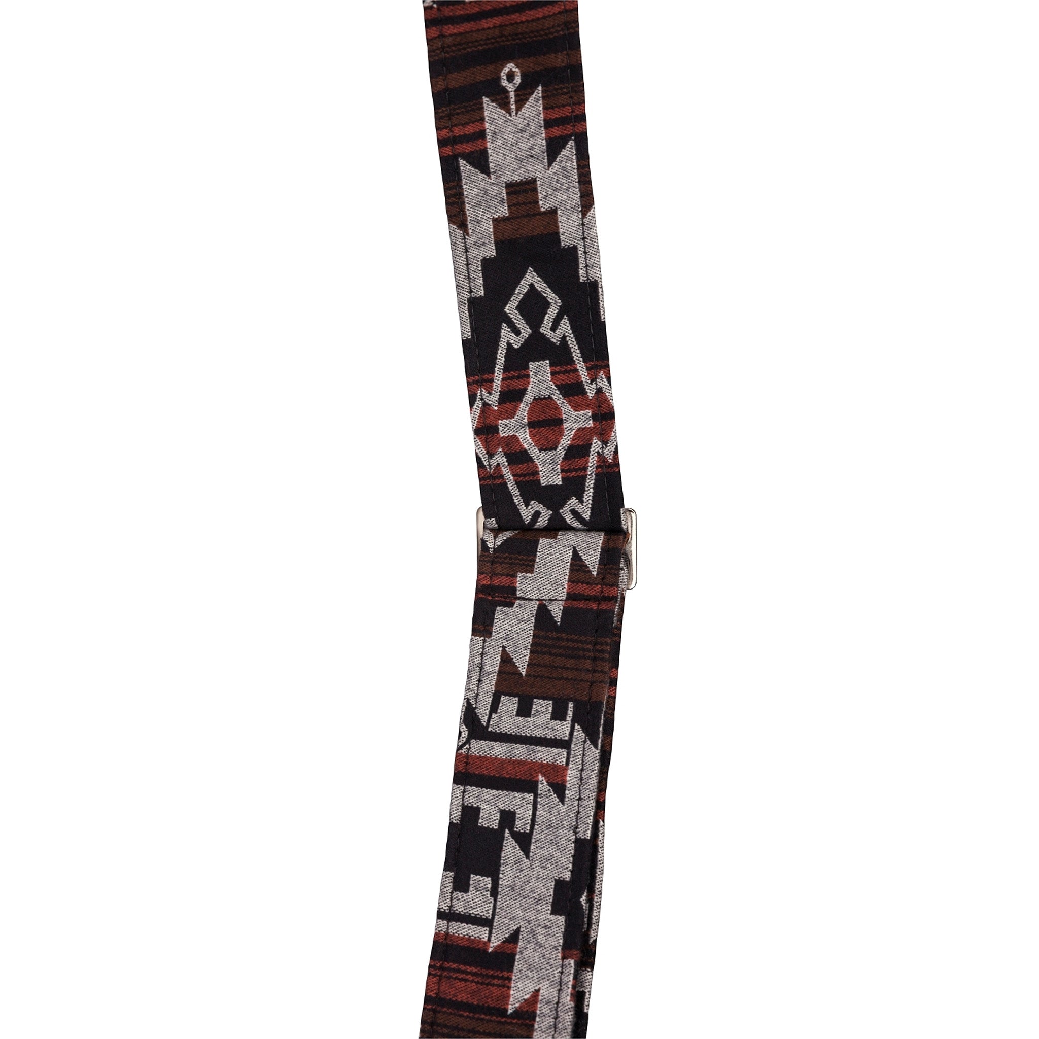 2 - inch Black Aztec Fender Zion Adjustable Guitar Strap