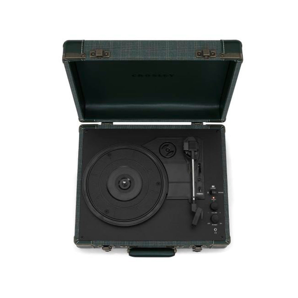 Crosley Pine-colored Executive-style Vinyl Turntable for High-quality Music Listening
