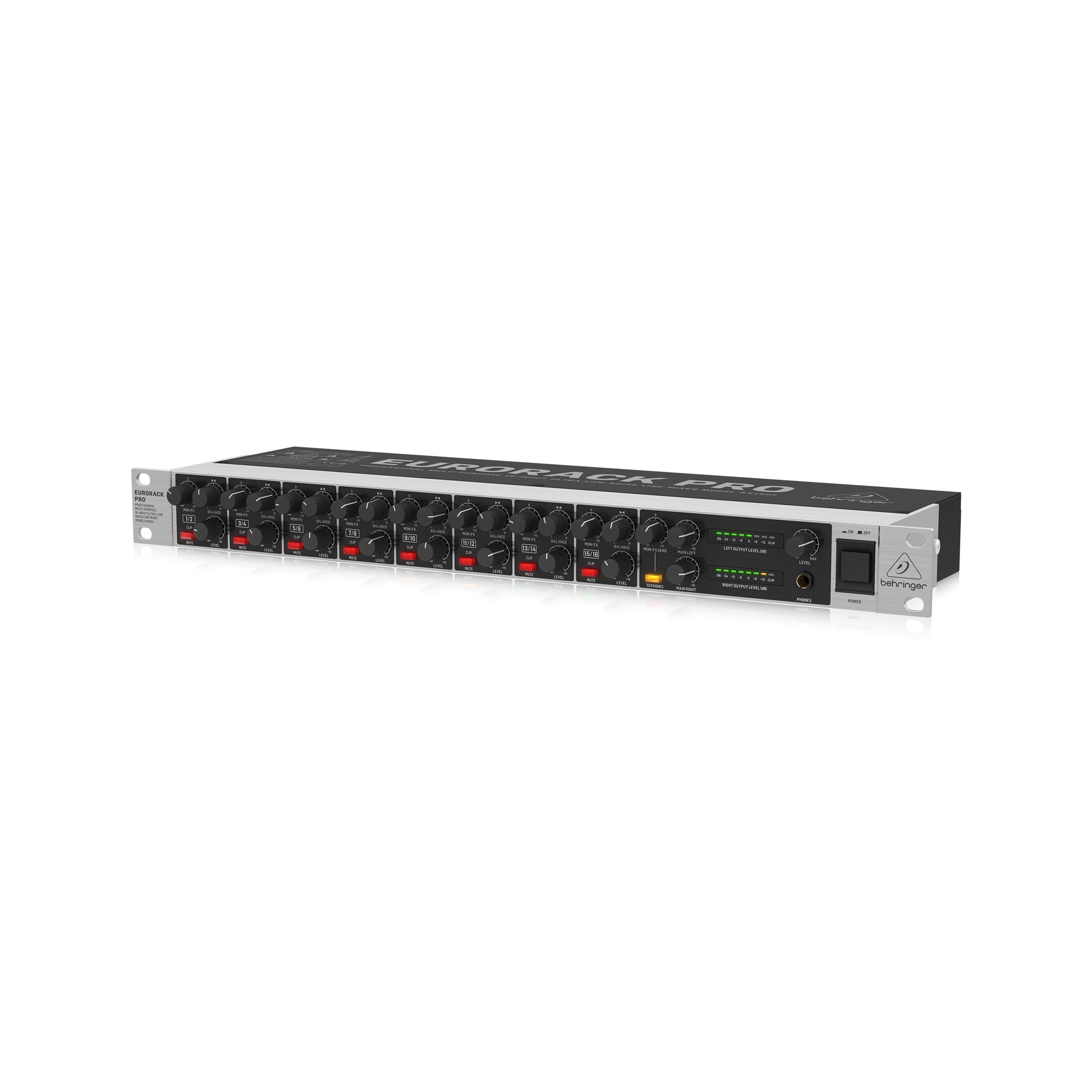 Behringer EURORACK PRO RX1602 V2 High - Quality Rackmount Line Mixer