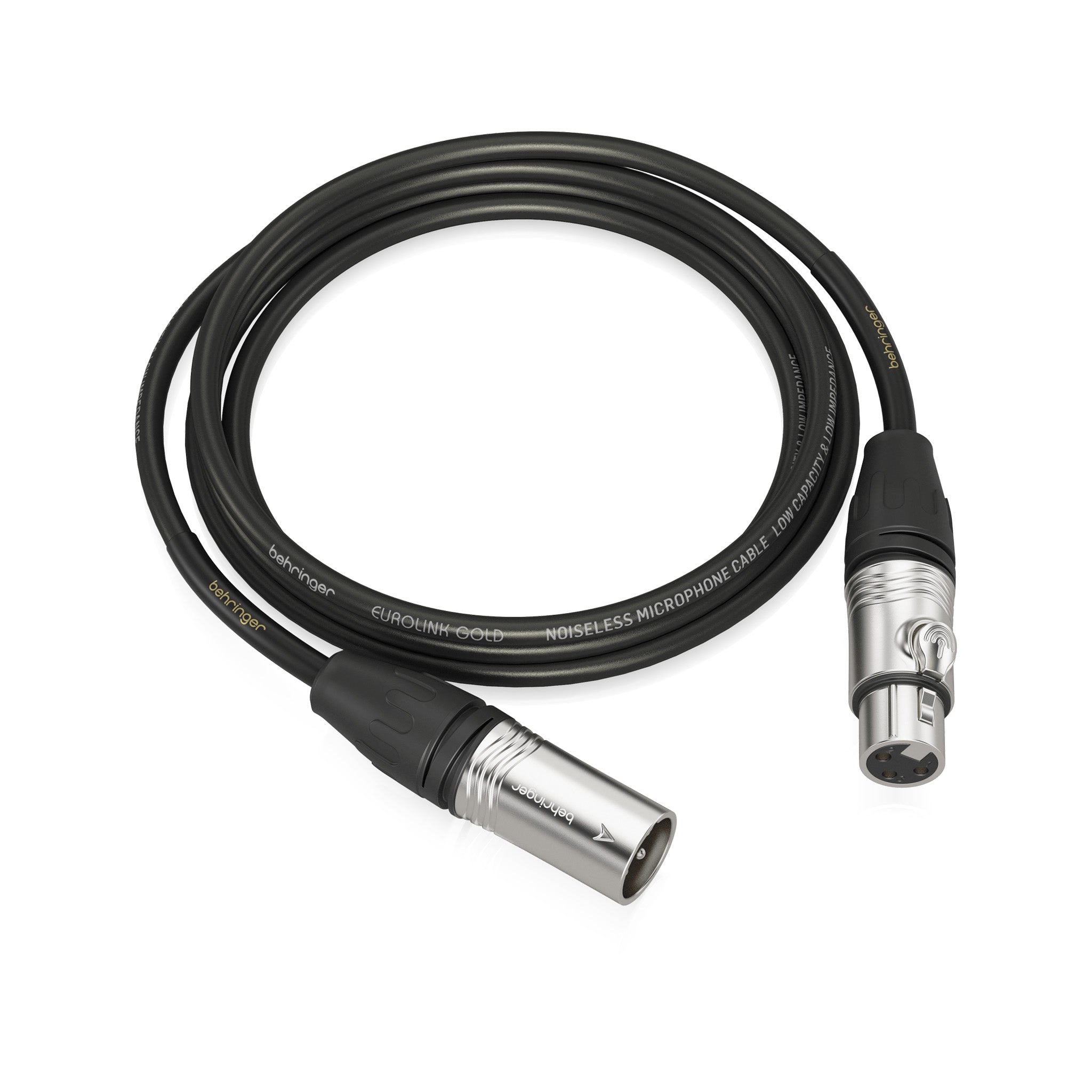 Behringer 9.8-Foot XLR Female to Male Microphone Cable GMC300 for Clear Sound