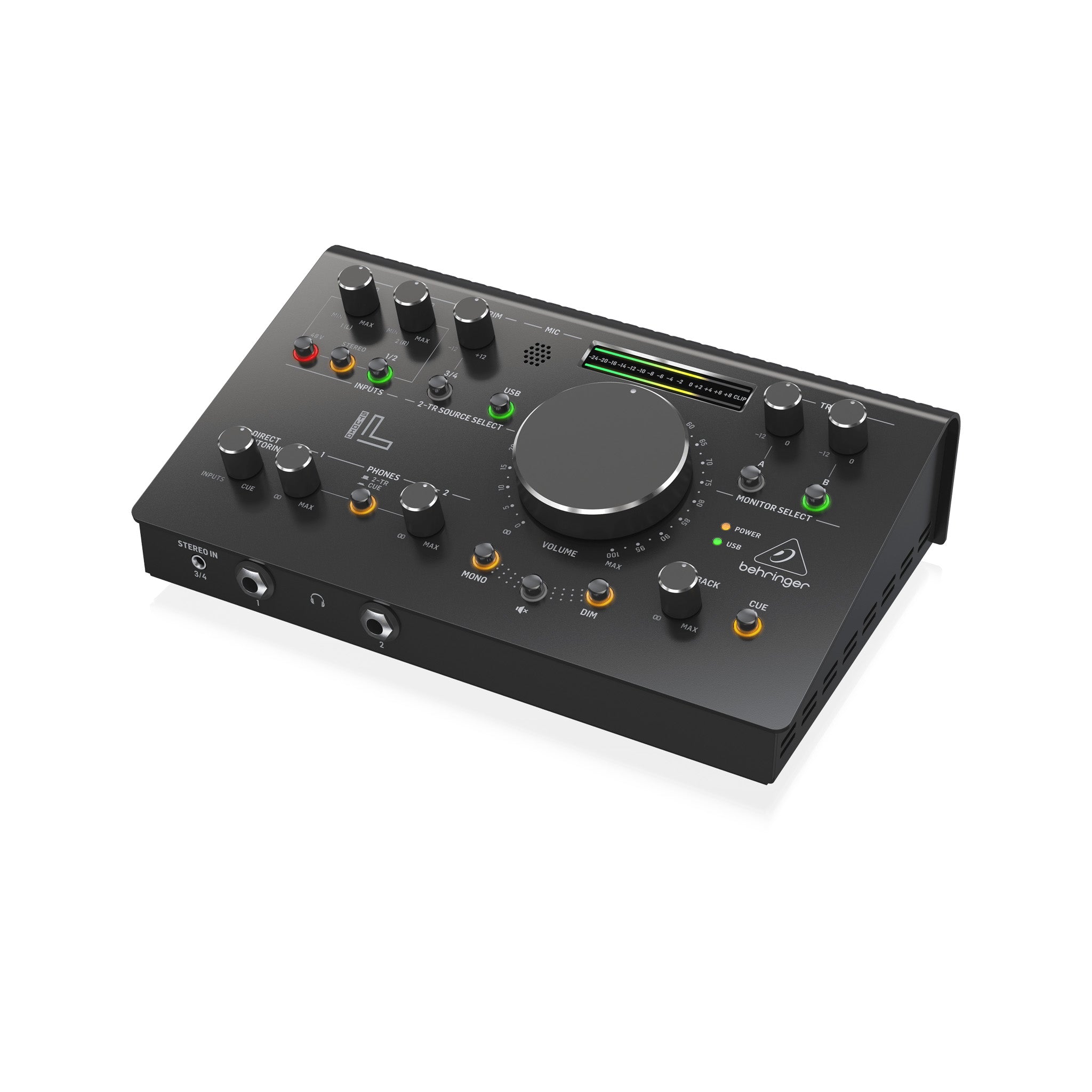 Behringer High - end Professional Studio Control Equipment with VCA Control and 192 kHz 2x2 USB Audio Interface for Audio Production