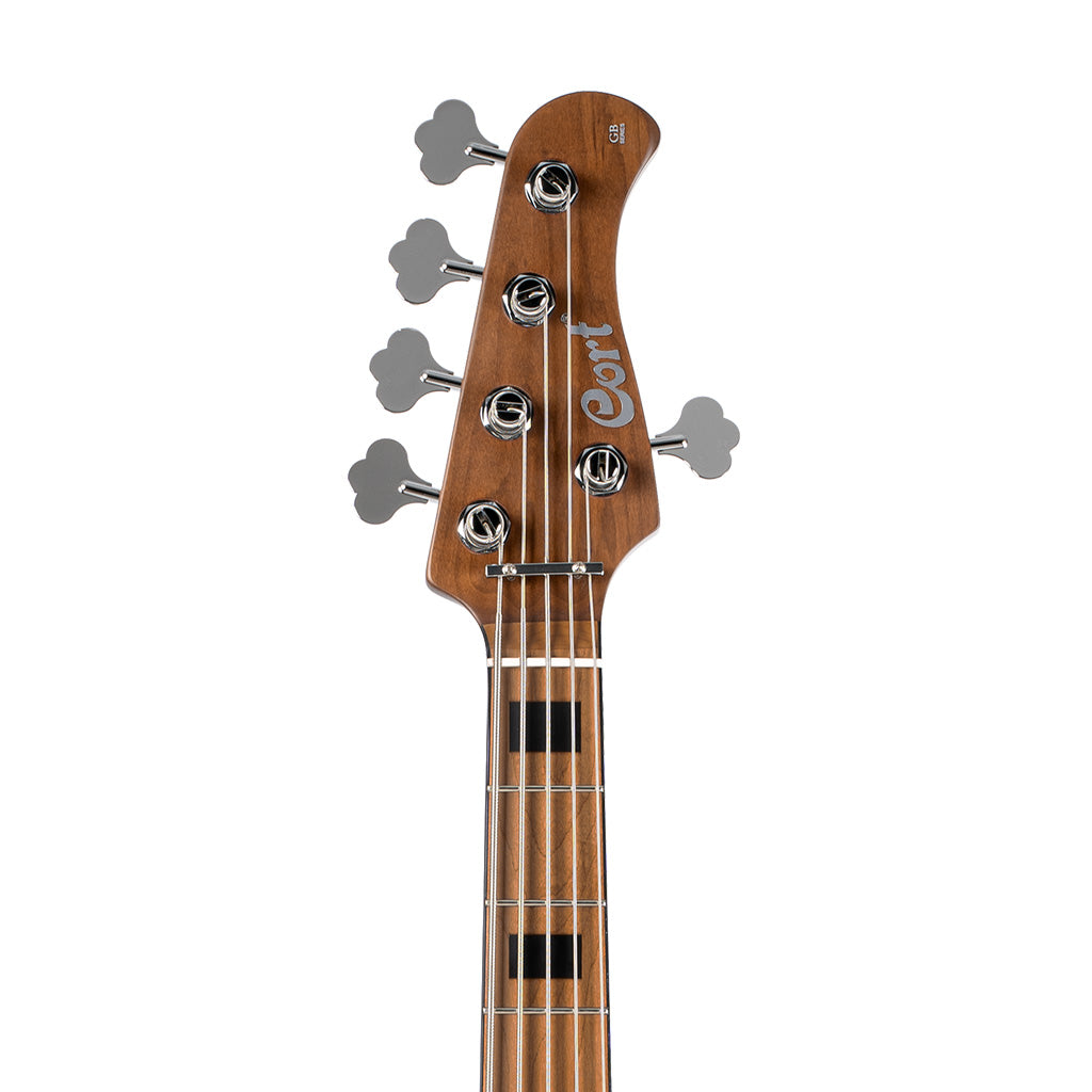 Cort GB-MODERN-5-OPCG Open Pore Charcoal Gray Electric Bass Guitar for J-Bass Enthusiasts