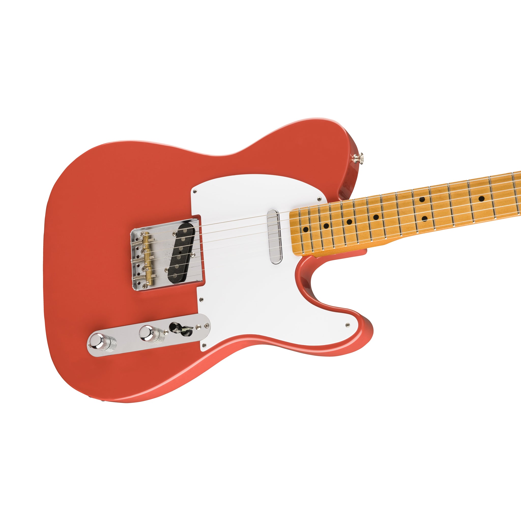 Fender Vintera 50s Fiesta Red Electric Guitar with Maple Fingerboard