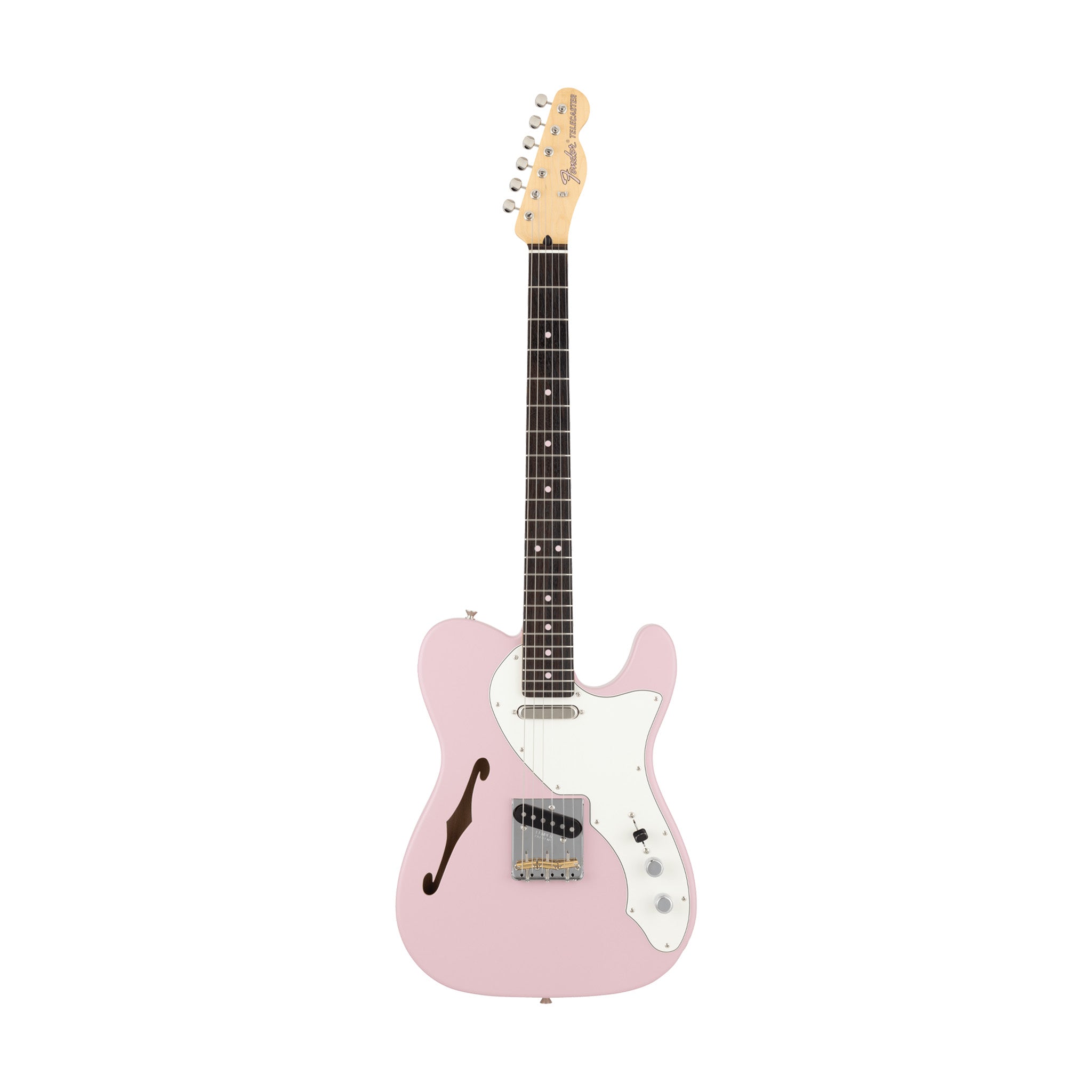 Fender Made in Japan Limited Edition Kusumi Pink Color Telecaster Thinline Electric Guitar with Rosewood Fingerboard