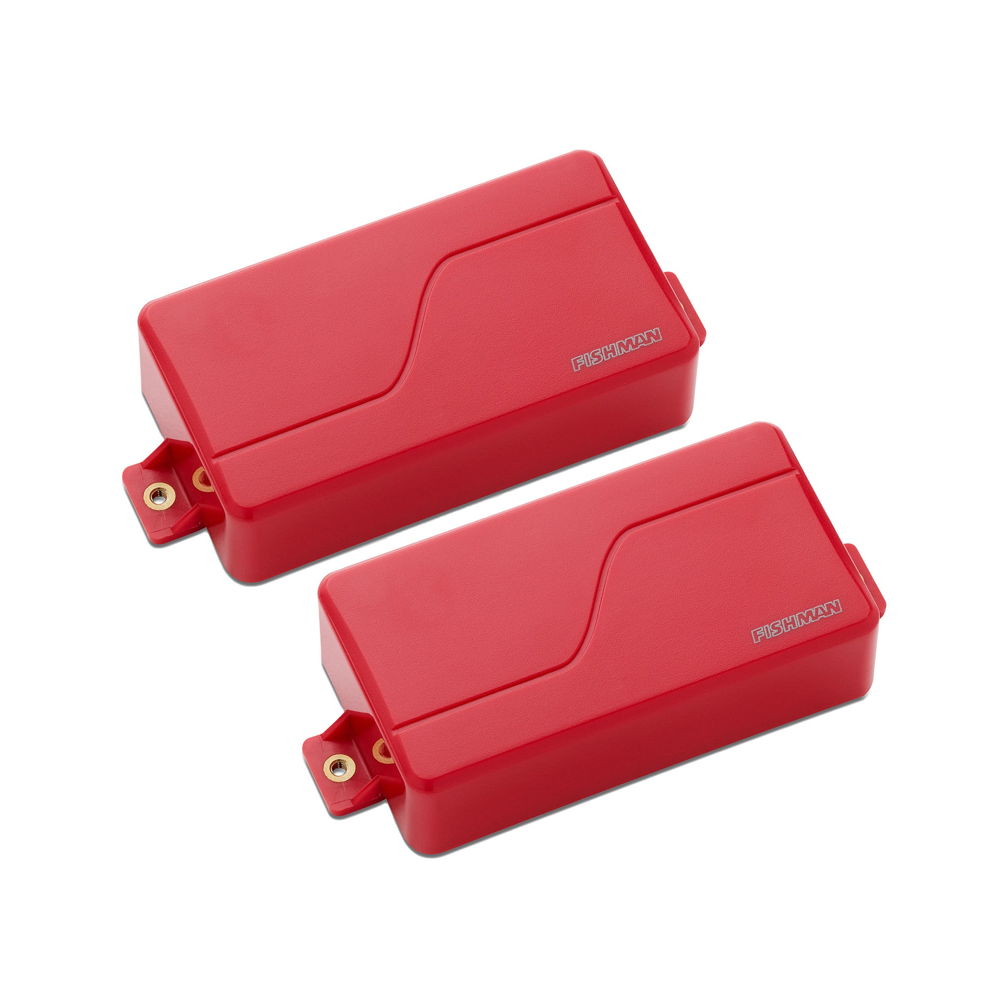 Red Plastic 6-String Pickup Set of Fishman Fluence Modern Active Humbucker, Ideal for Guitarists