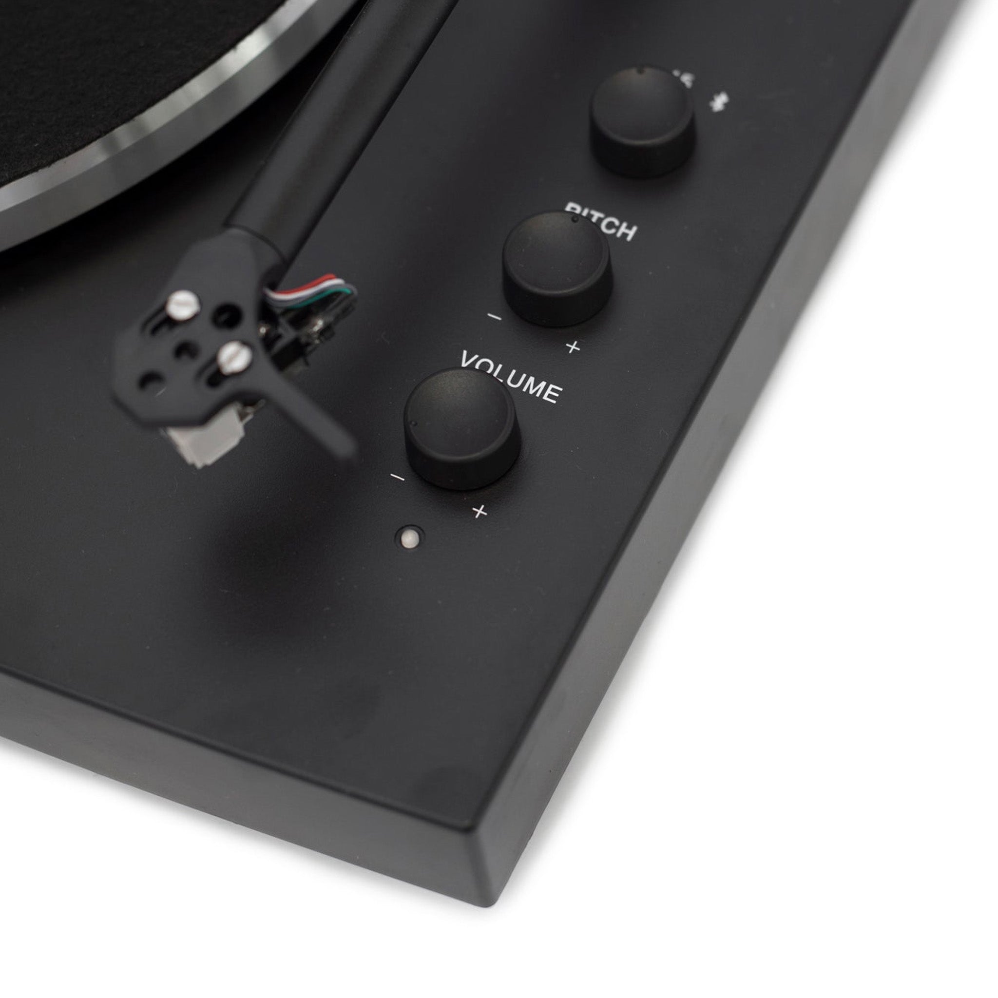 Crosley Black Modern 2-Speed Bluetooth-Enabled Vinyl Record Turntable System