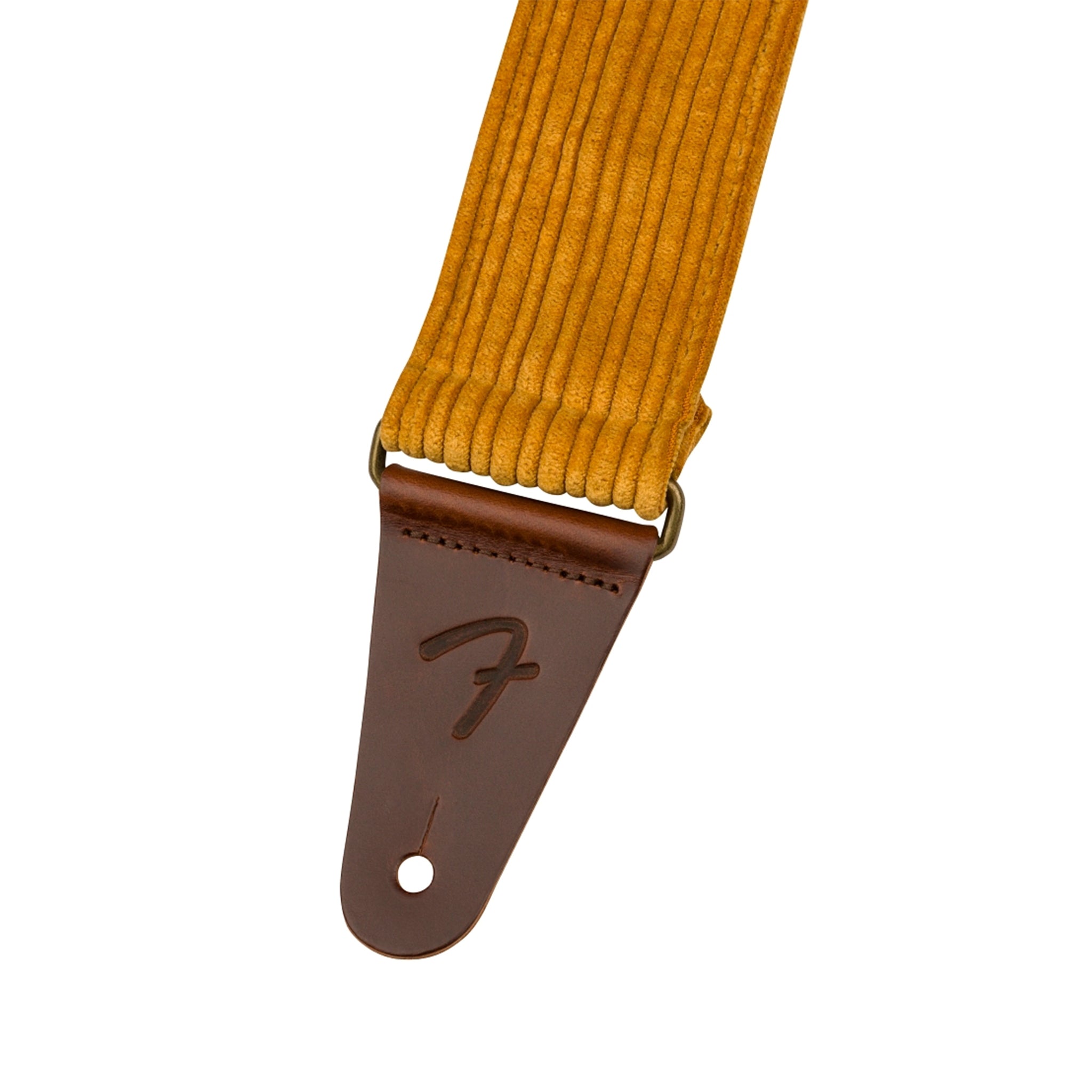 Fender Blaze Gold Corduroy Adjustable Guitar Strap for Ultimate Comfort
