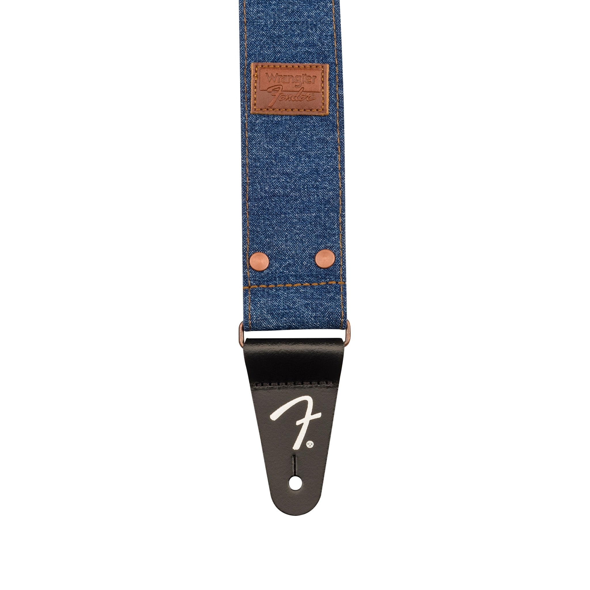 Fender x Wrangler Indigo Denim Adjustable Guitar Straps