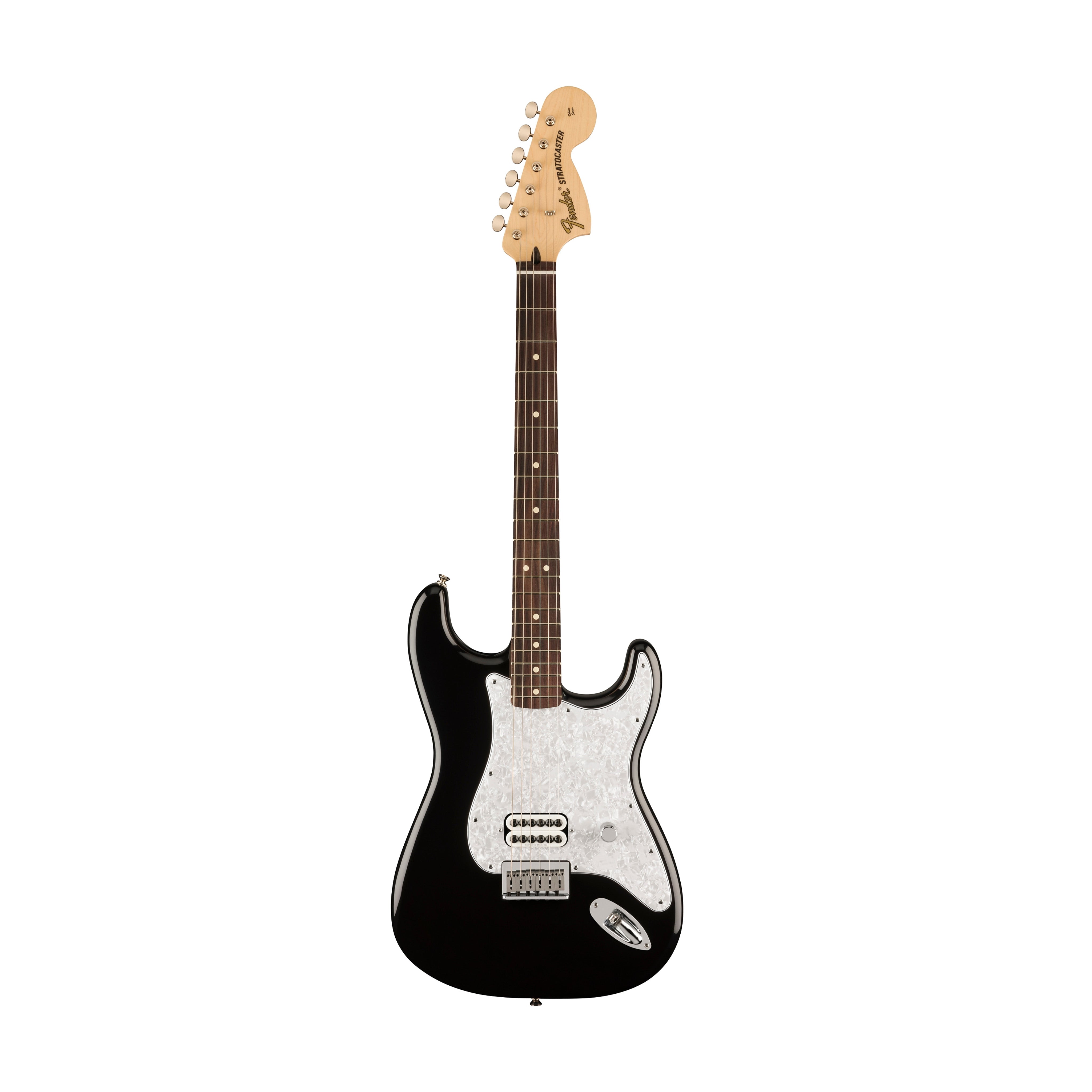 Limited Edition Fender Tom DeLonge Signature Stratocaster Electric Guitar, Rosewood Fingerboard, Black Finish