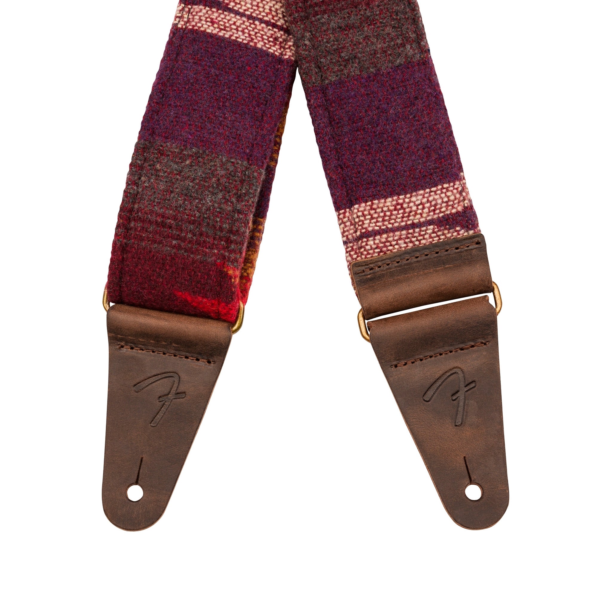 Fender Brand 2 - inch Purple Aztec - Patterned Electric Guitar Strap