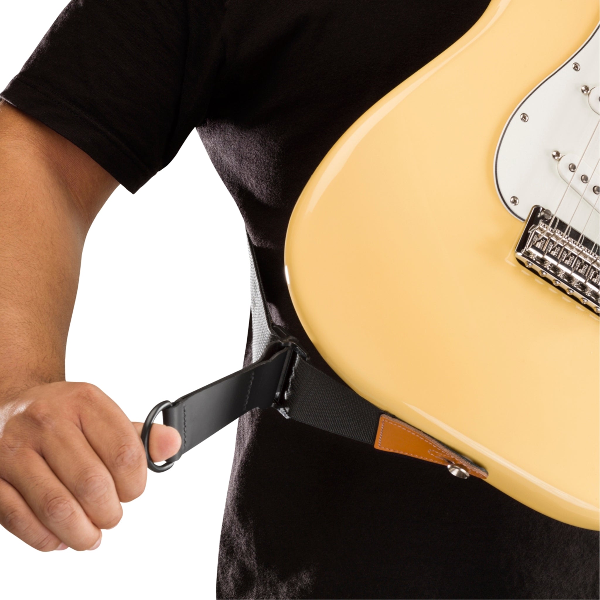 Fender Guitar Strap in Classic Tweed with Right Height Strap Adjustment System