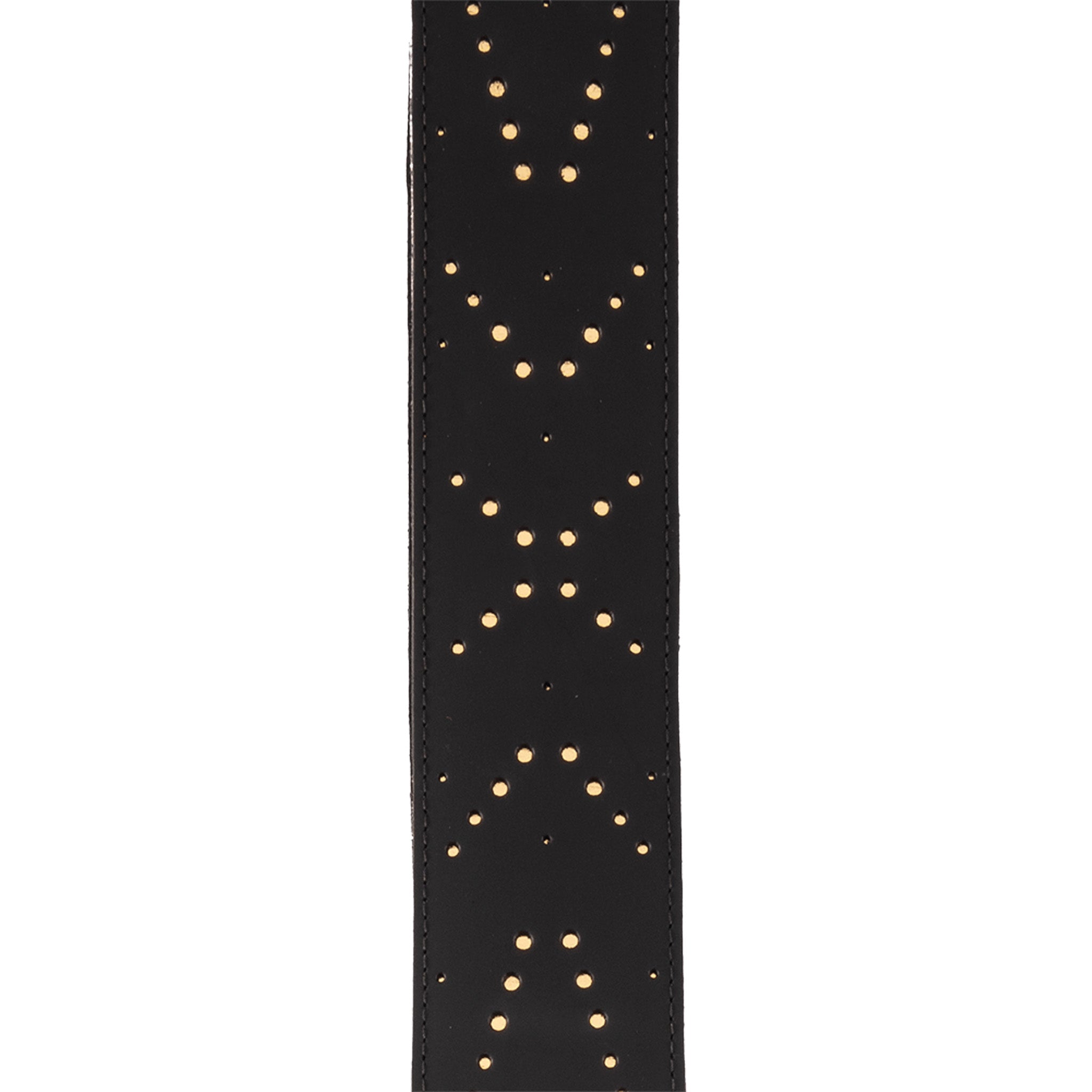 D'Addario 2.5-Inch Star Dust Vented Leather Adjustable Guitar Strap