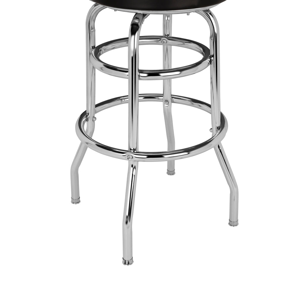 34-inch Fender High-end Vegan Leather Bar Stool for Home, Office, or Studio