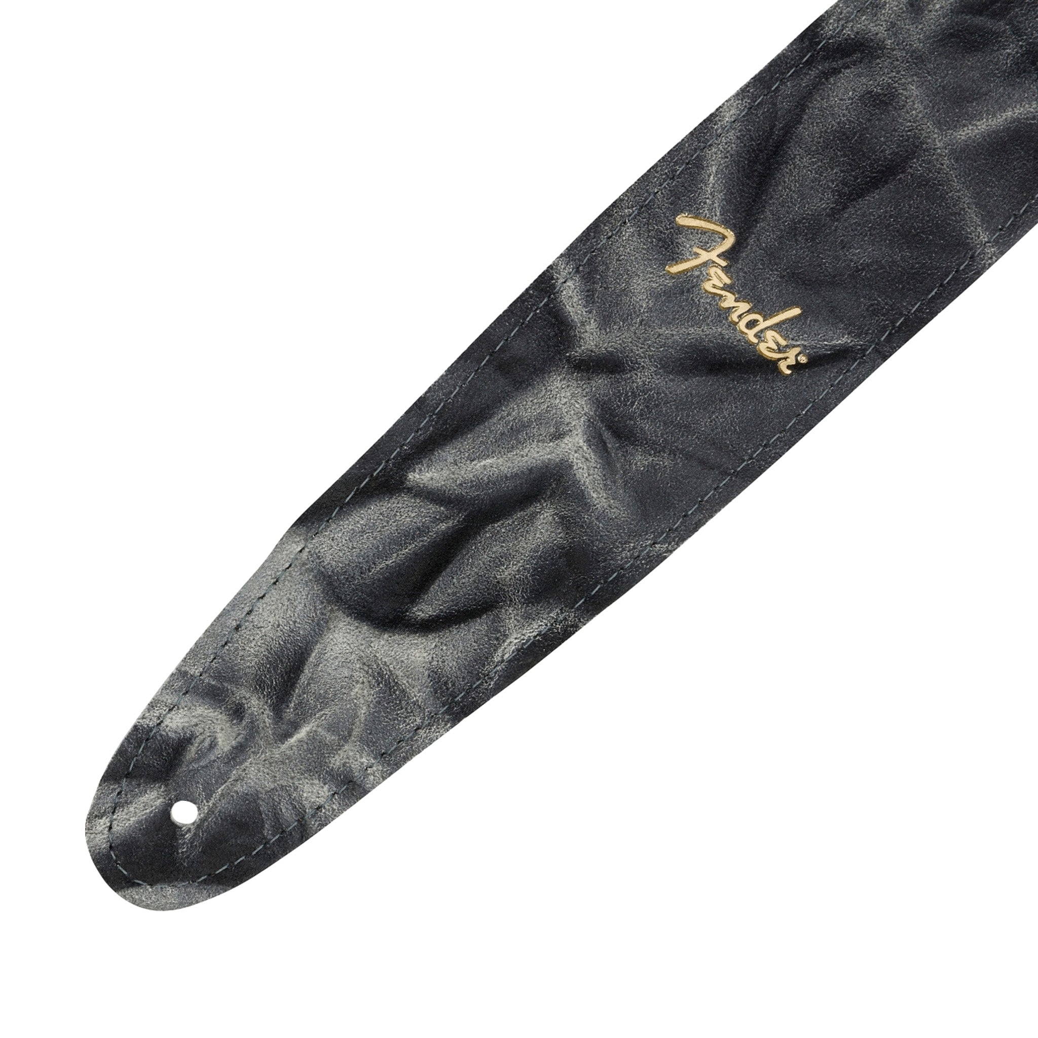 Fender Black Tie-dye Premium Leather Adjustable Guitar Strap