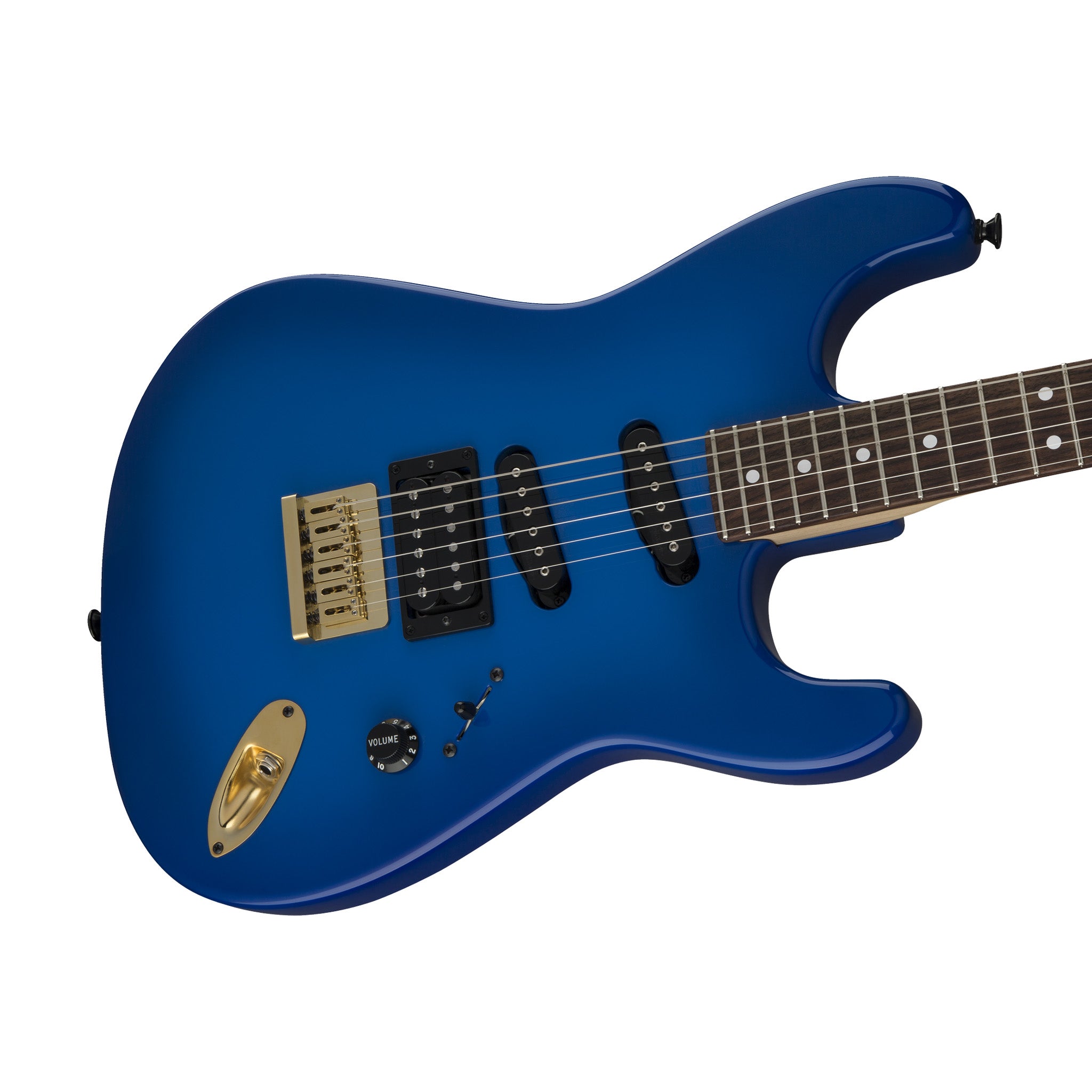 Charvel USA Jake E Lee Signature Electric Guitar, Rosewood Fretboard, Stunning Blue Burst