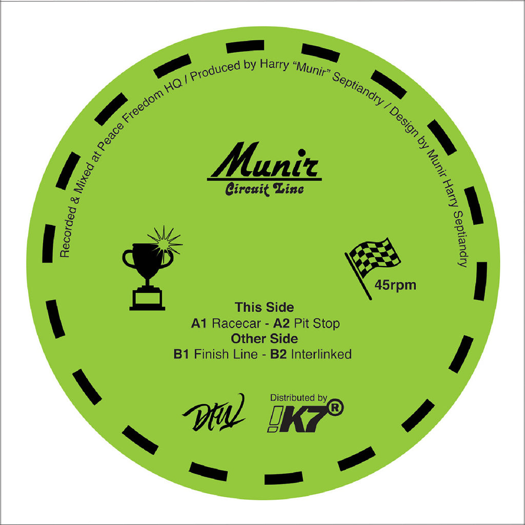 Vinyl EP Record - Circuit Line by Munir (AKA Midnight Runners)