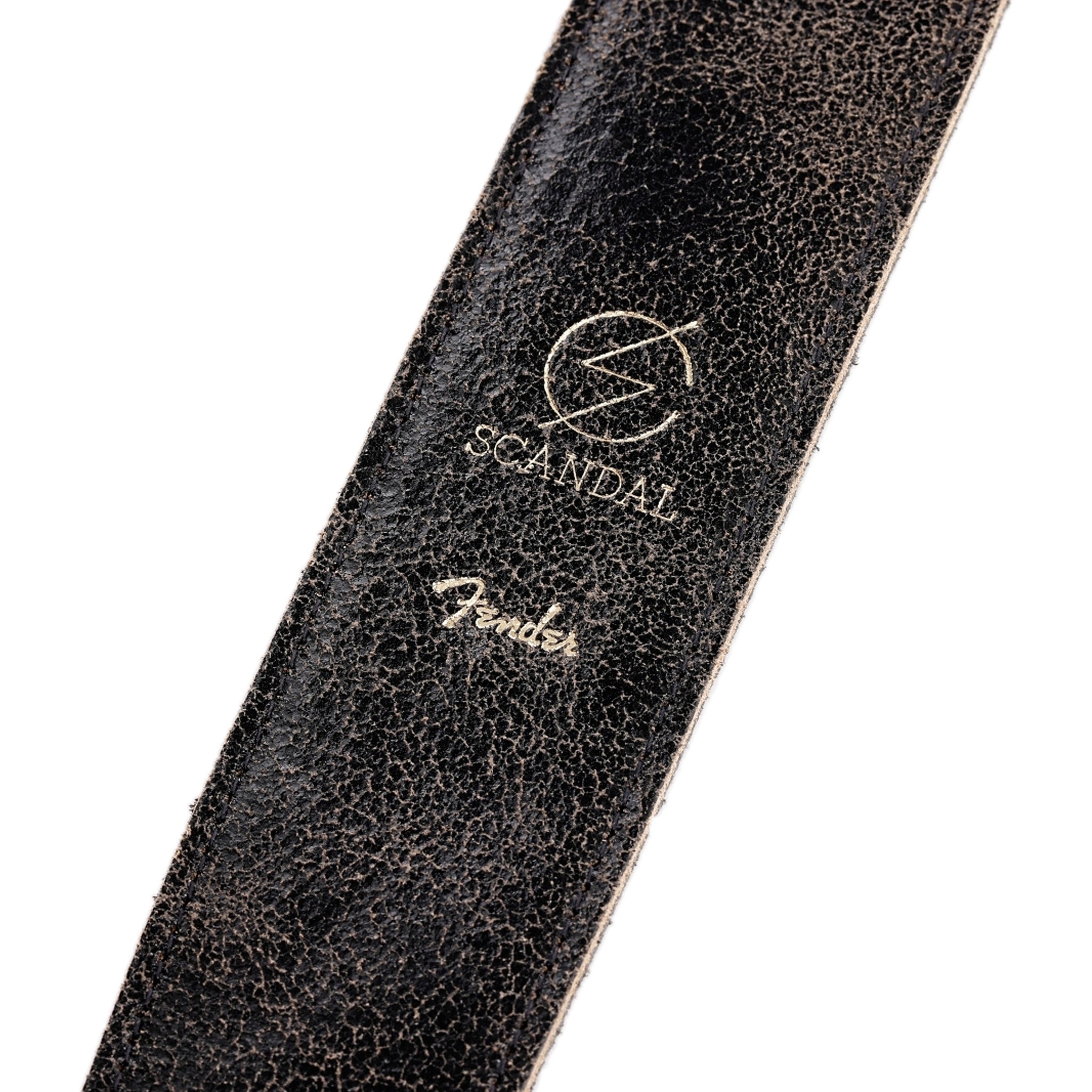 Fender Black Signature Guitar Strap Endorsed by SCANDAL for Musicians