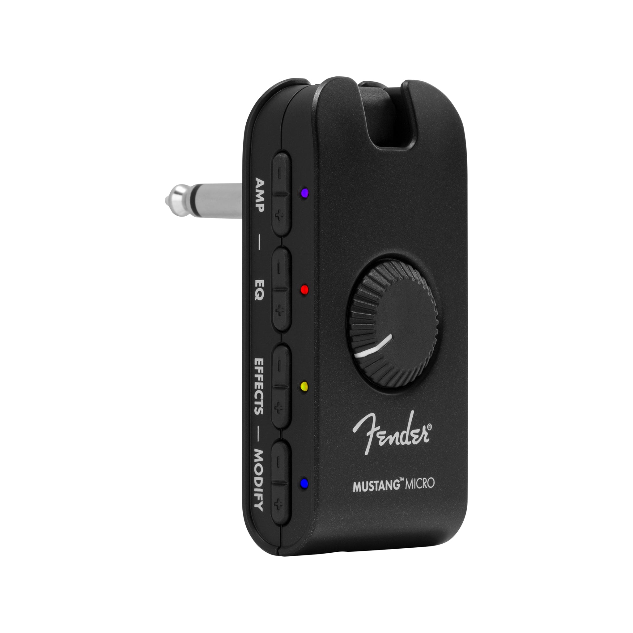 Fender Black Mustang Micro Personal Guitar Headphone Amplifier - Ideal for All Guitarists