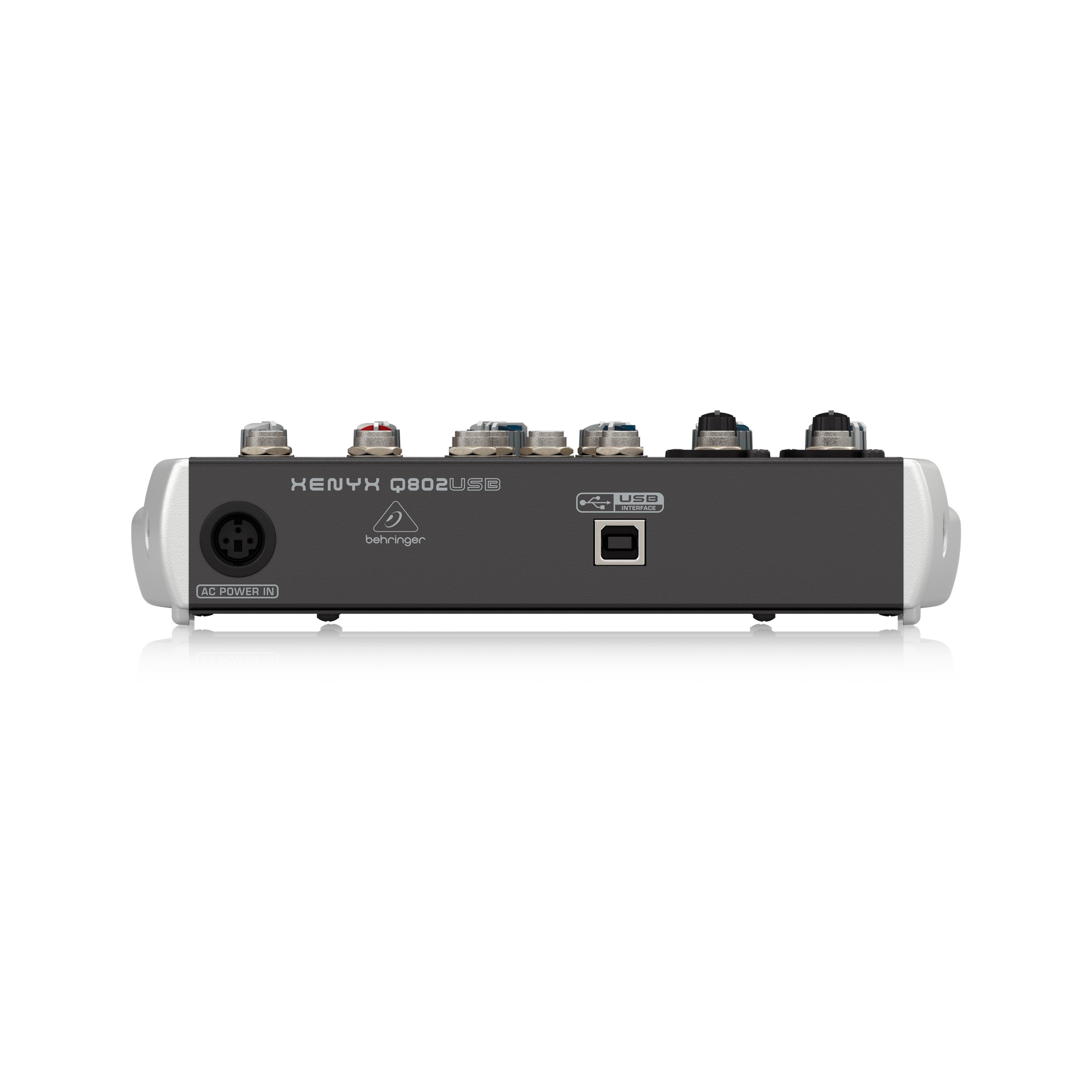 Behringer Xenyx Q802USB Mixer with USB & EU Plug for Premium Sound