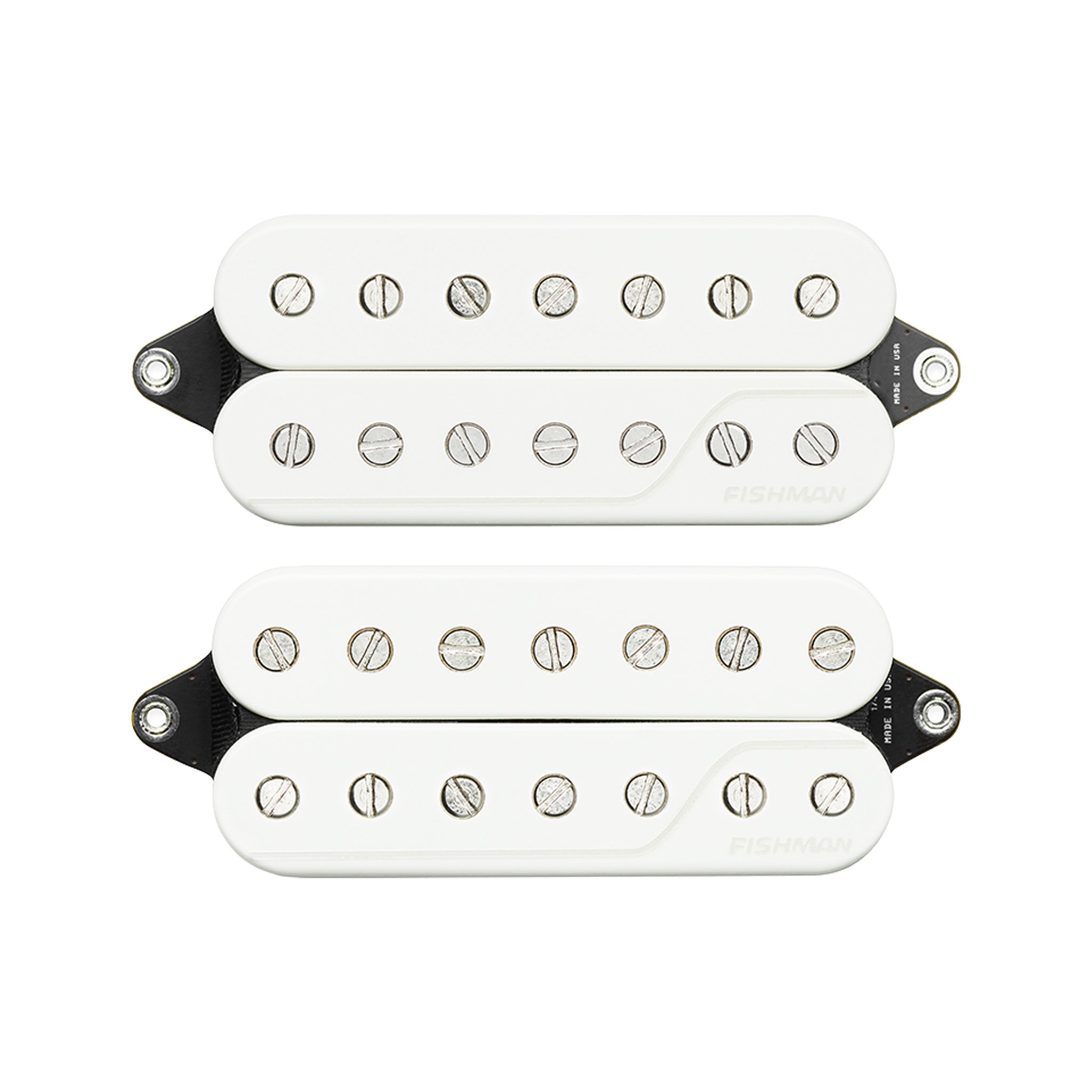 White Fishman Fluence Signature Tim Henson 7-String Pickup Set with Multiple Voices