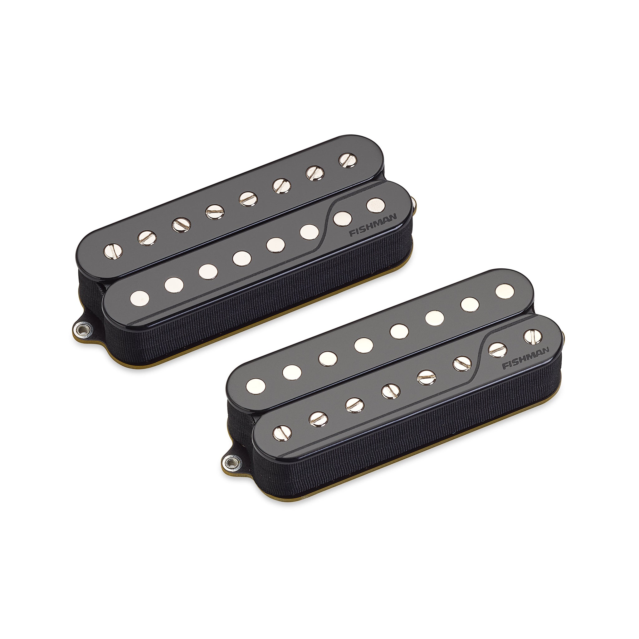 Fishman Fluence Classic Humbucker 8-String Electric Guitar Pickup Set with Open Core Design and Double Black Finish