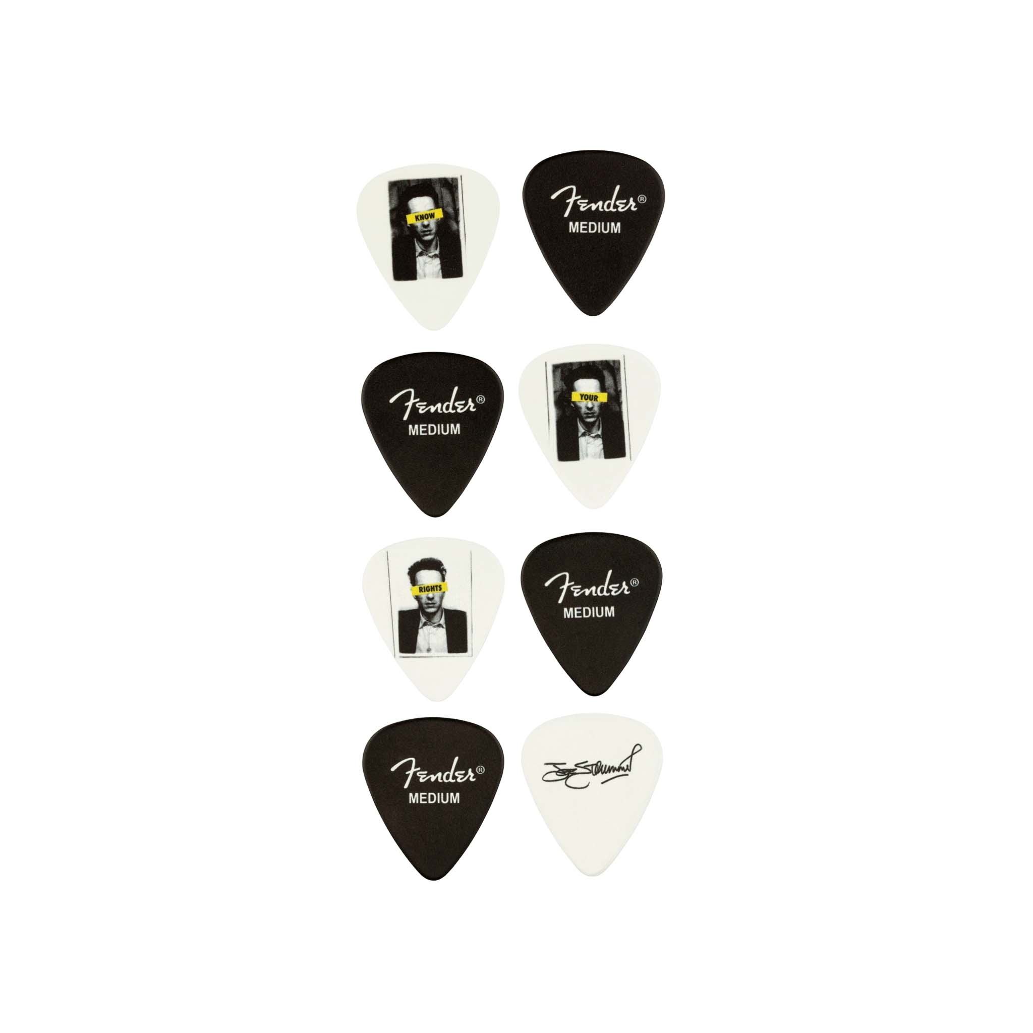 Fender 8-Pack Medium Joe Strummer Signature Pick Tin