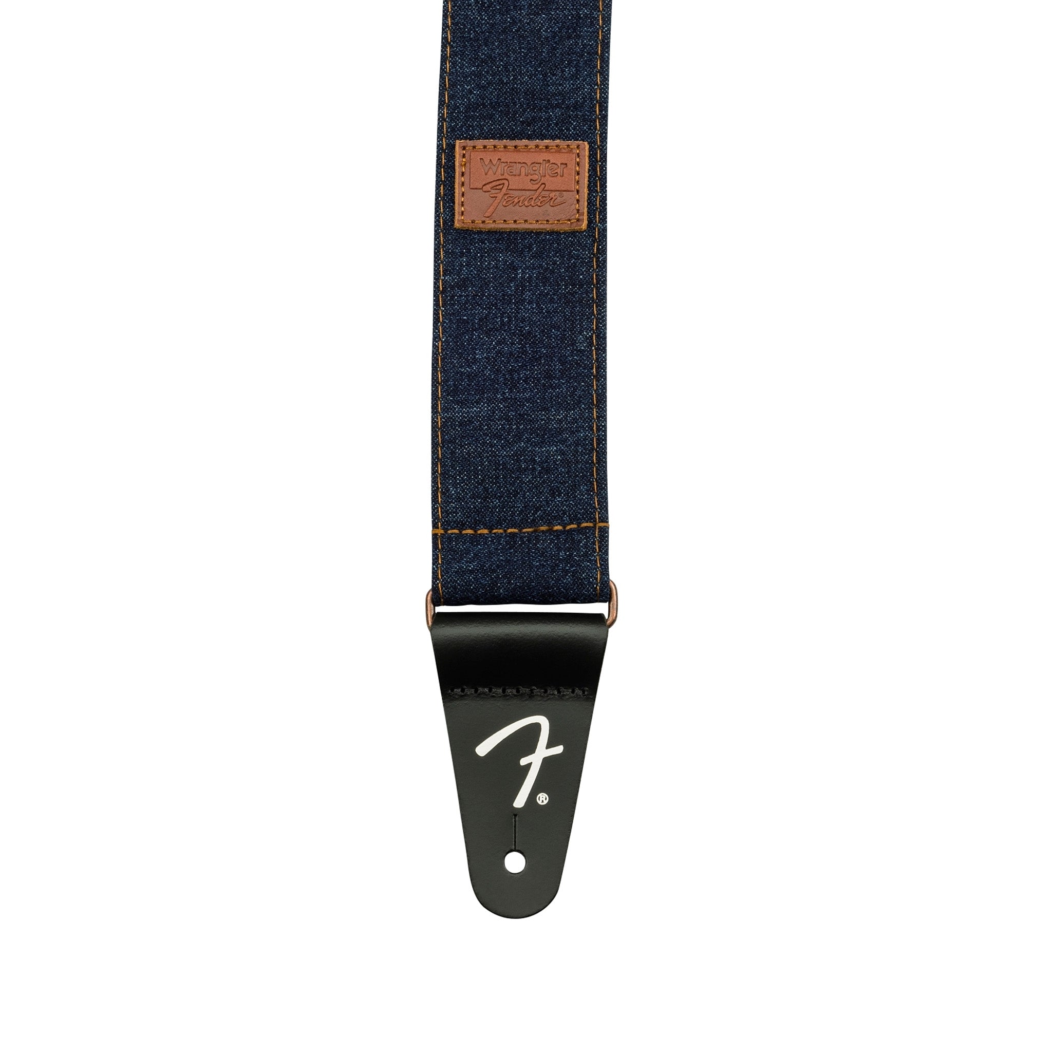 Fender x Wrangler Dark Indigo Denim Adjustable Guitar Straps