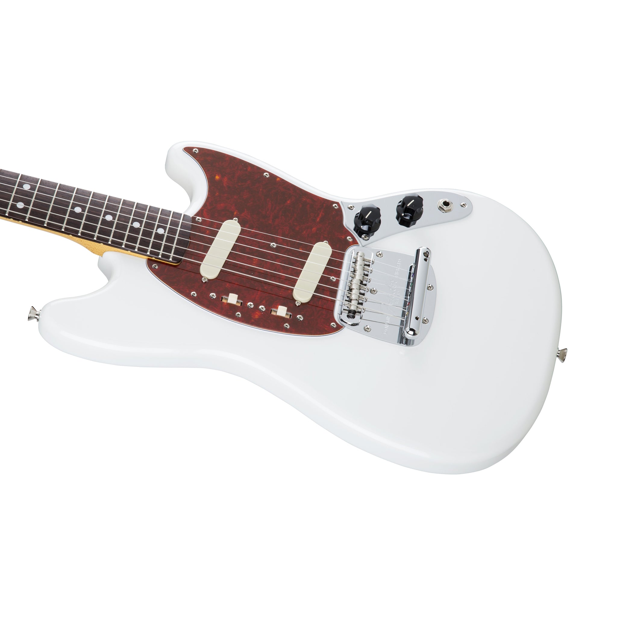 Fender Japan Traditional Electric Guitar - 1960s Style Mustang in Arctic White Color