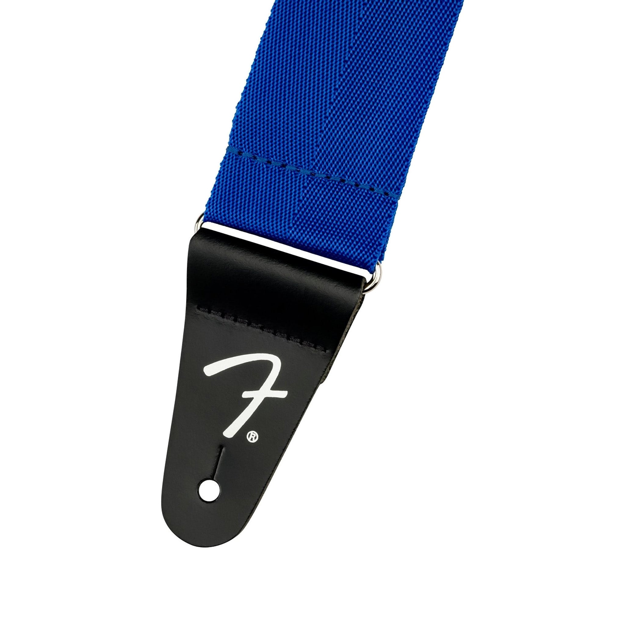 Blue Fender Polypropylene Woven Guitar Strap for Long - lasting Use