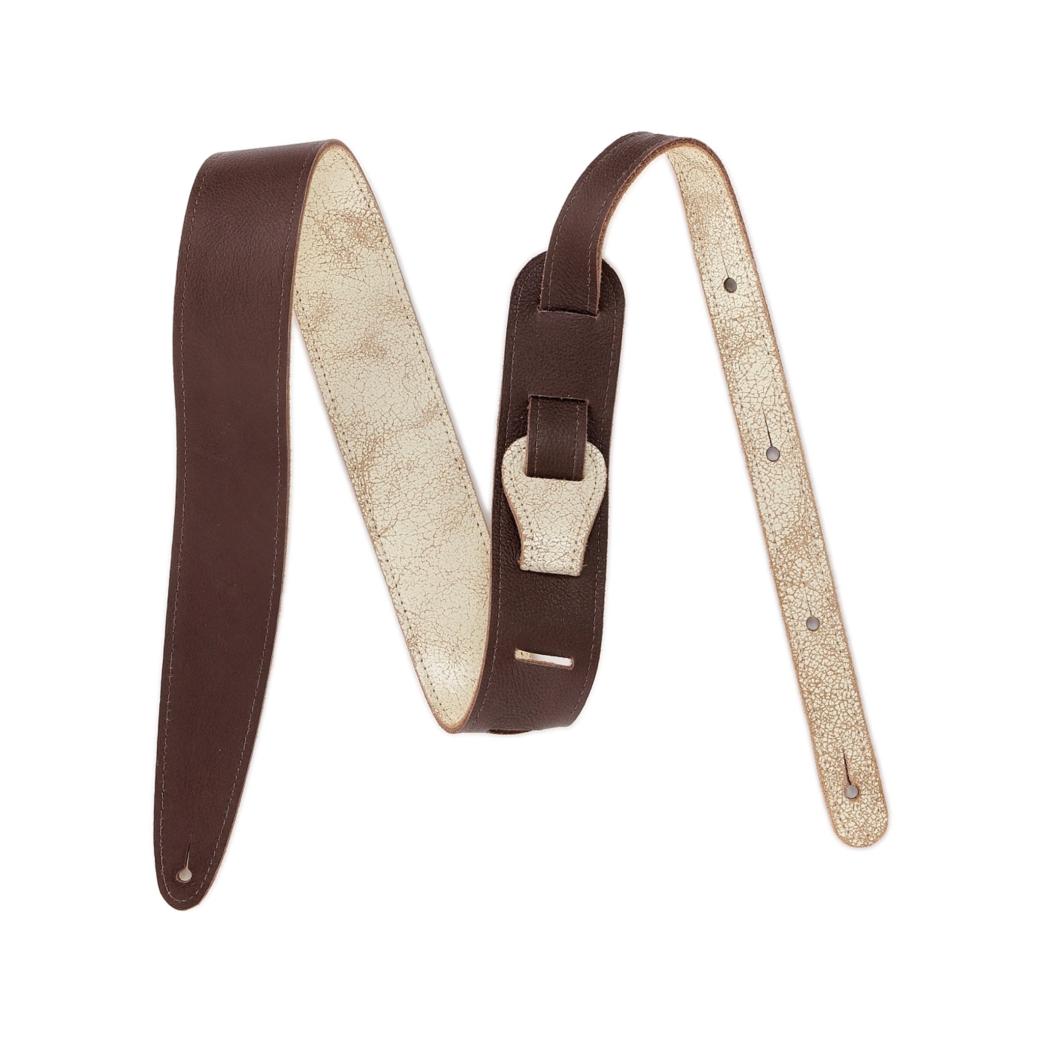 White Fender Brand Scandal Signature Electric Guitar Strap for Musicians
