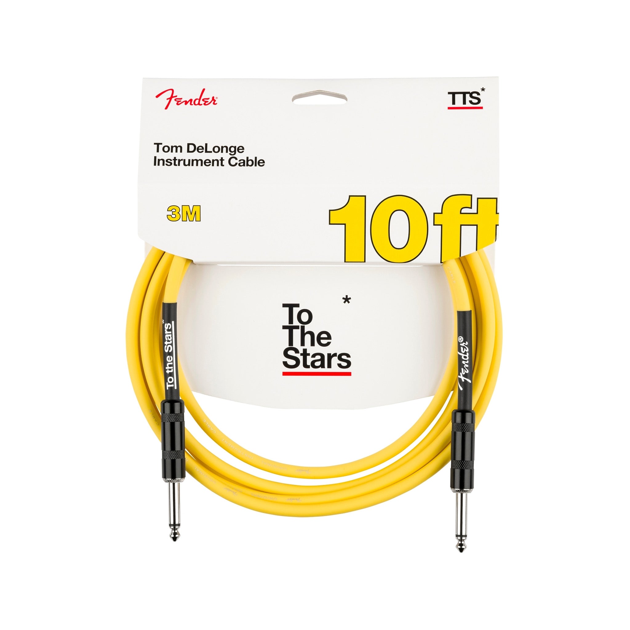 Fender Tom DeLonge To The Stars 10ft Graffiti Yellow Instrument Cable