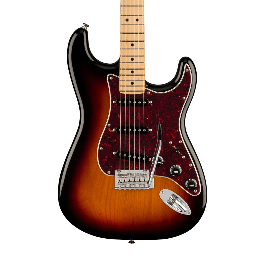 Limited Edition Fender Player Stratocaster Electric Guitar with Maple Fingerboard and 3-Tone Sunburst Finish