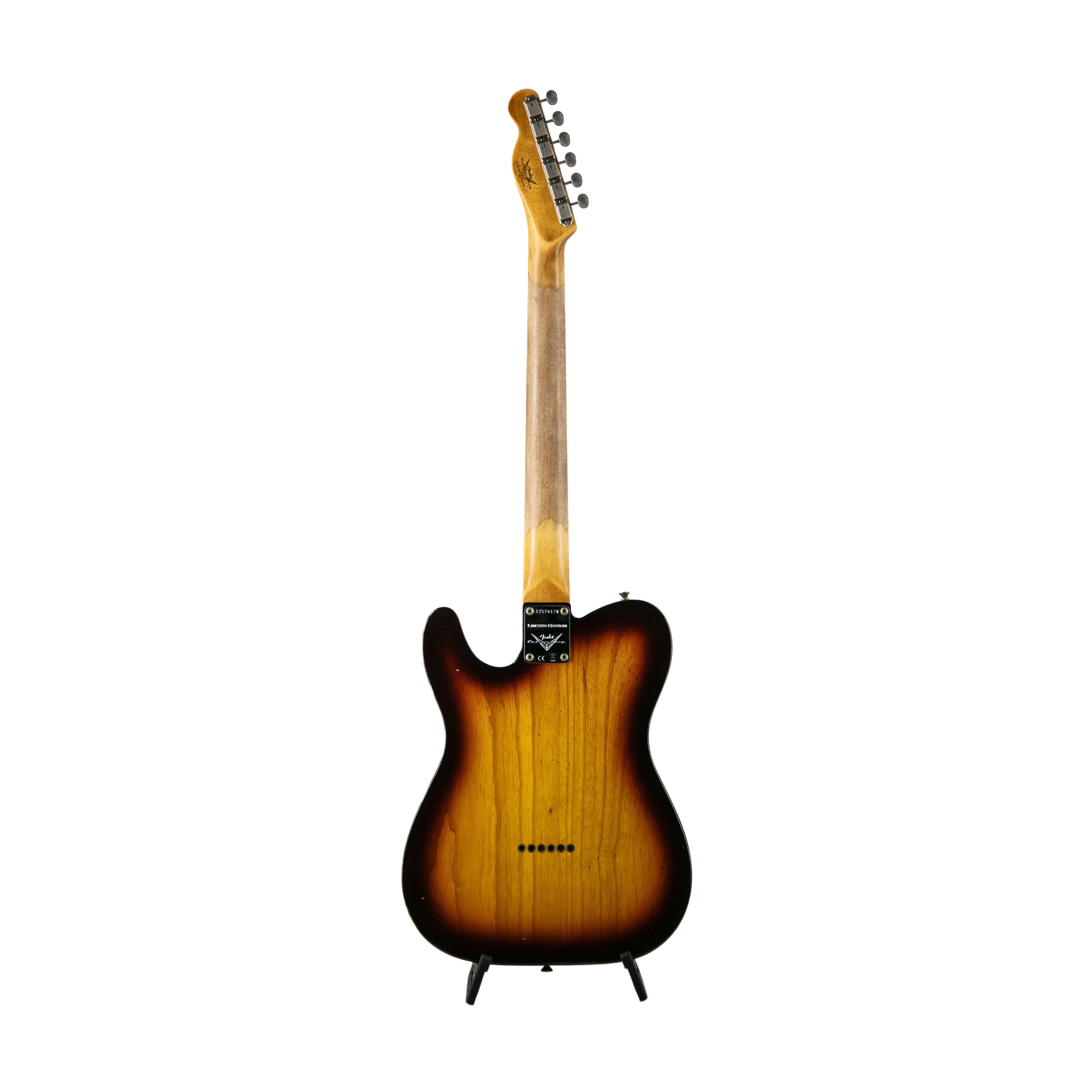 Fender Custom Shop 1959 Faded Aged Chocolate 3-Color Sunburst Telecaster Journeyman Relic Guitar