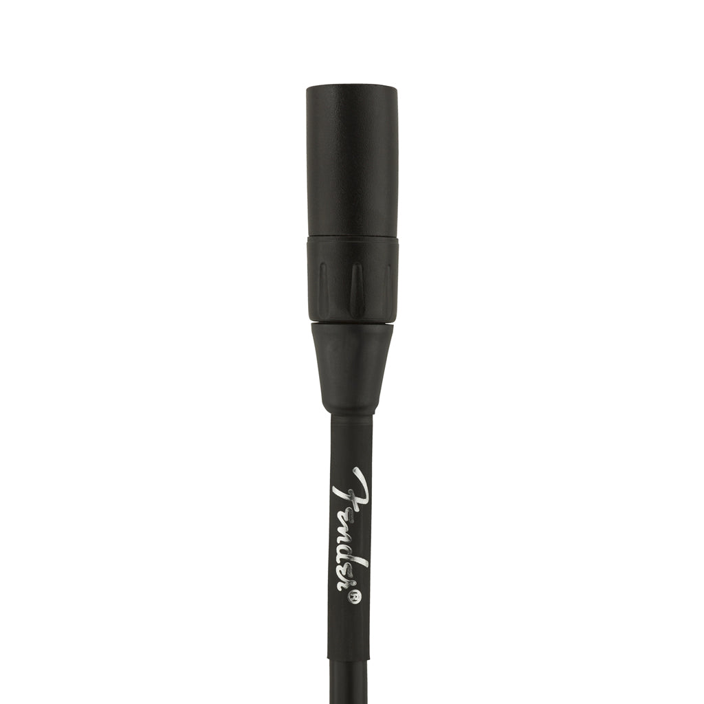 25ft Black Fender Professional Series High - Quality Flexible Microphone Cable