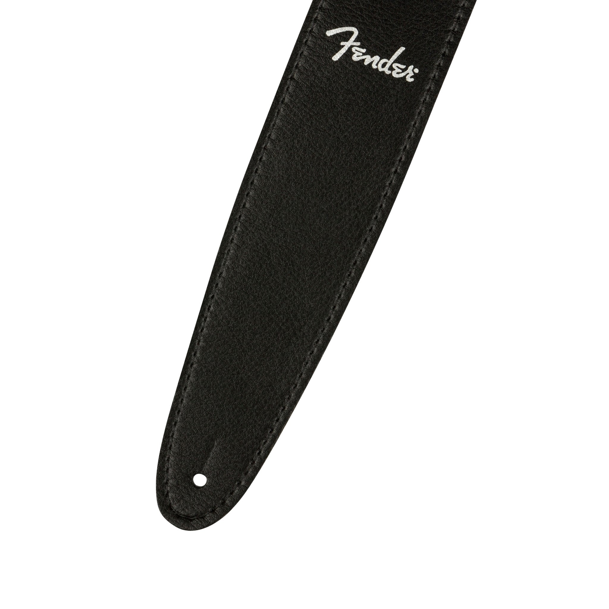 Fender Premium Vegan Leather Black Guitar Strap for Enhanced Comfort and Style