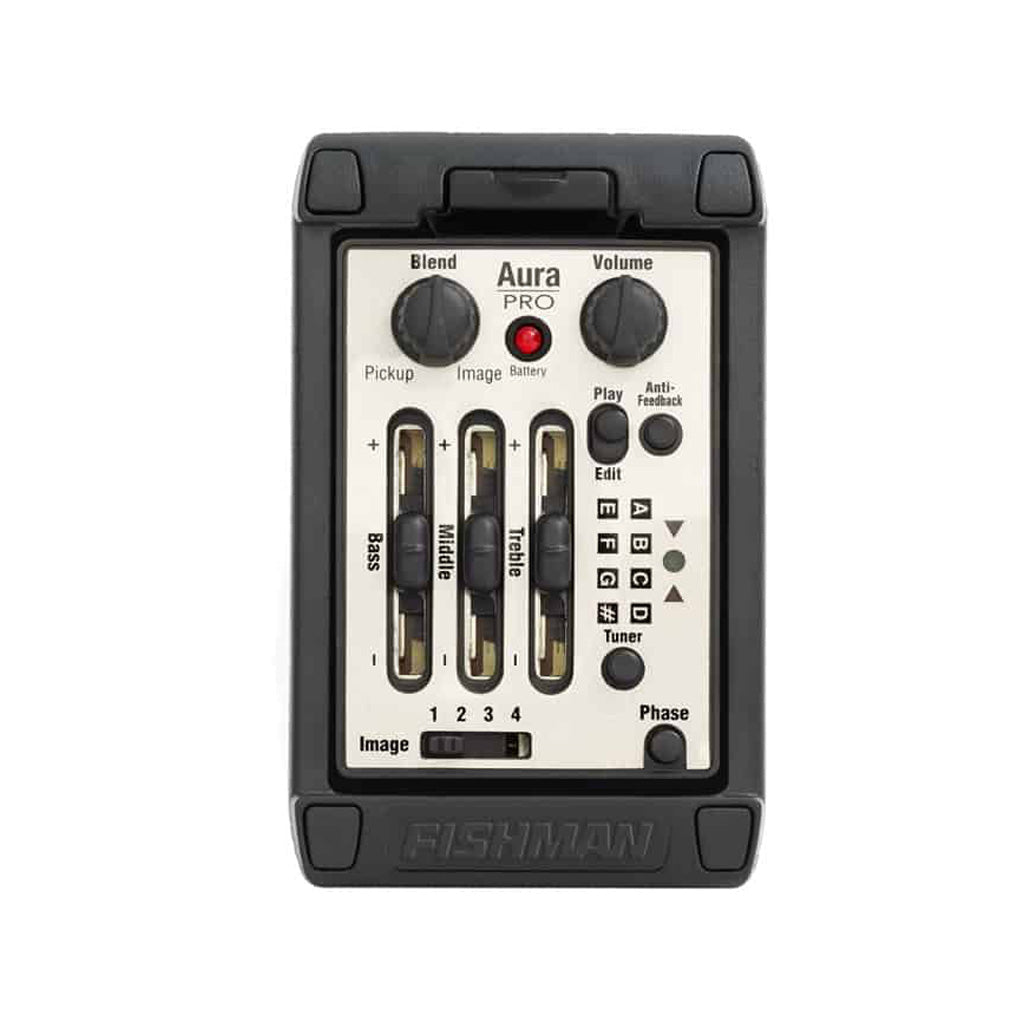 Fishman Aura Pro Narrow Format Onboard Acoustic Guitar Preamp System with Advanced Imaging