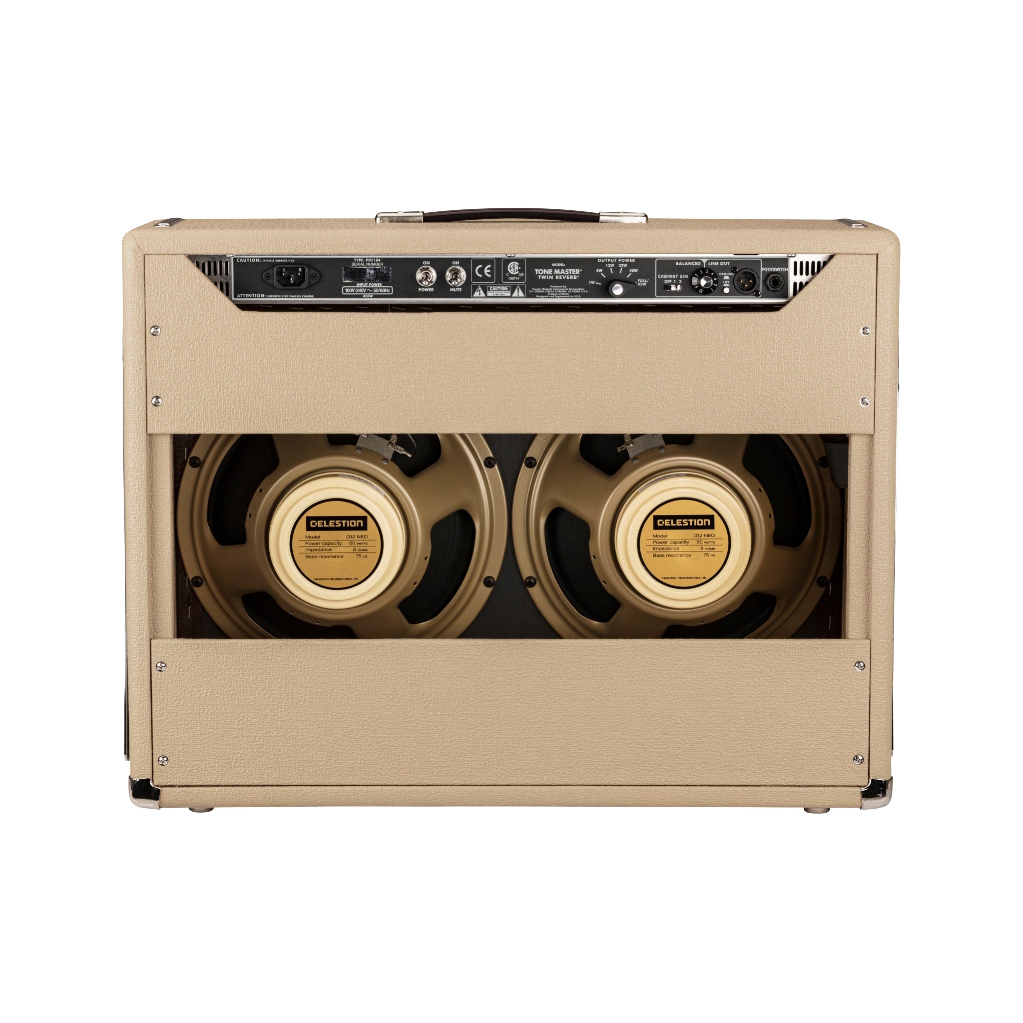 Fender Tone Master Twin Reverb 230V UK Blonde Electric Guitar Amplifier - A High - Performance Sound Solution