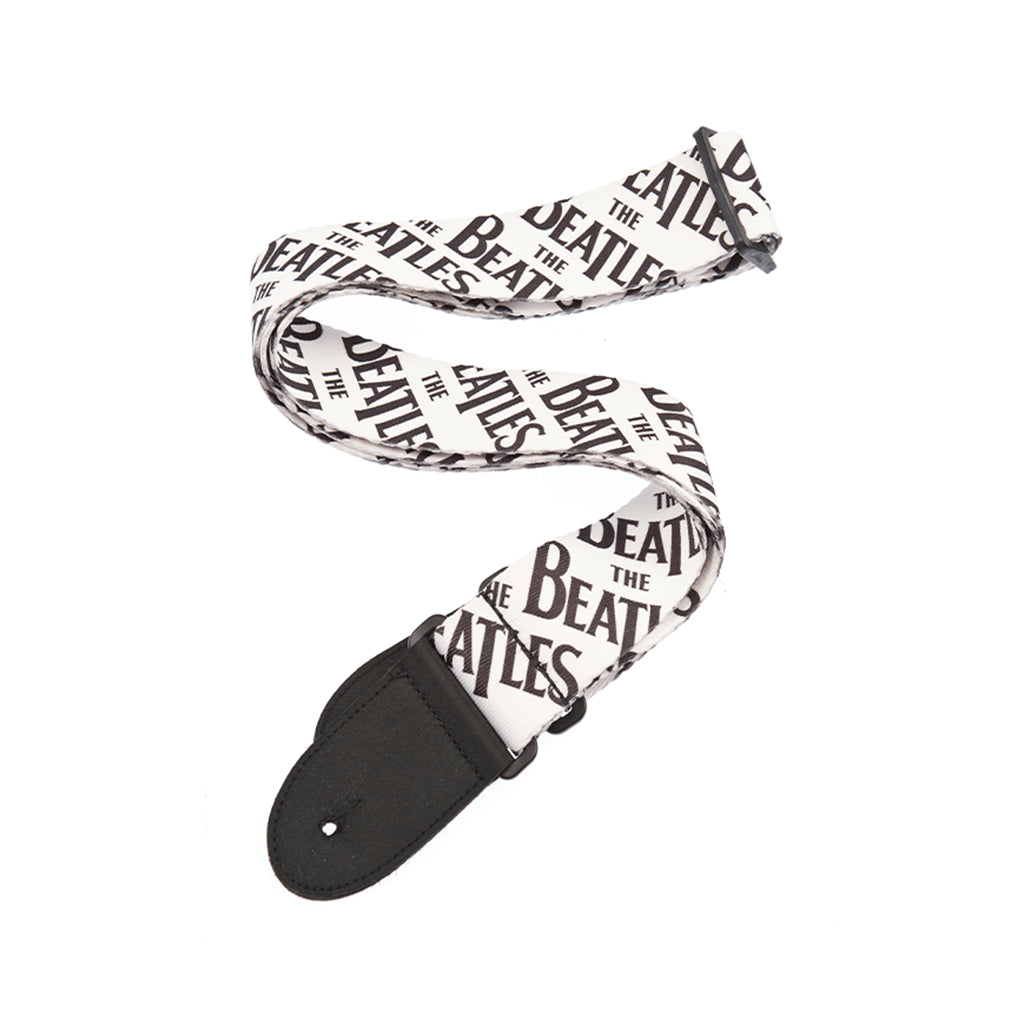 D'Addario 50mm Guitar Strap with Classic Beatles Logo - 50BTL01