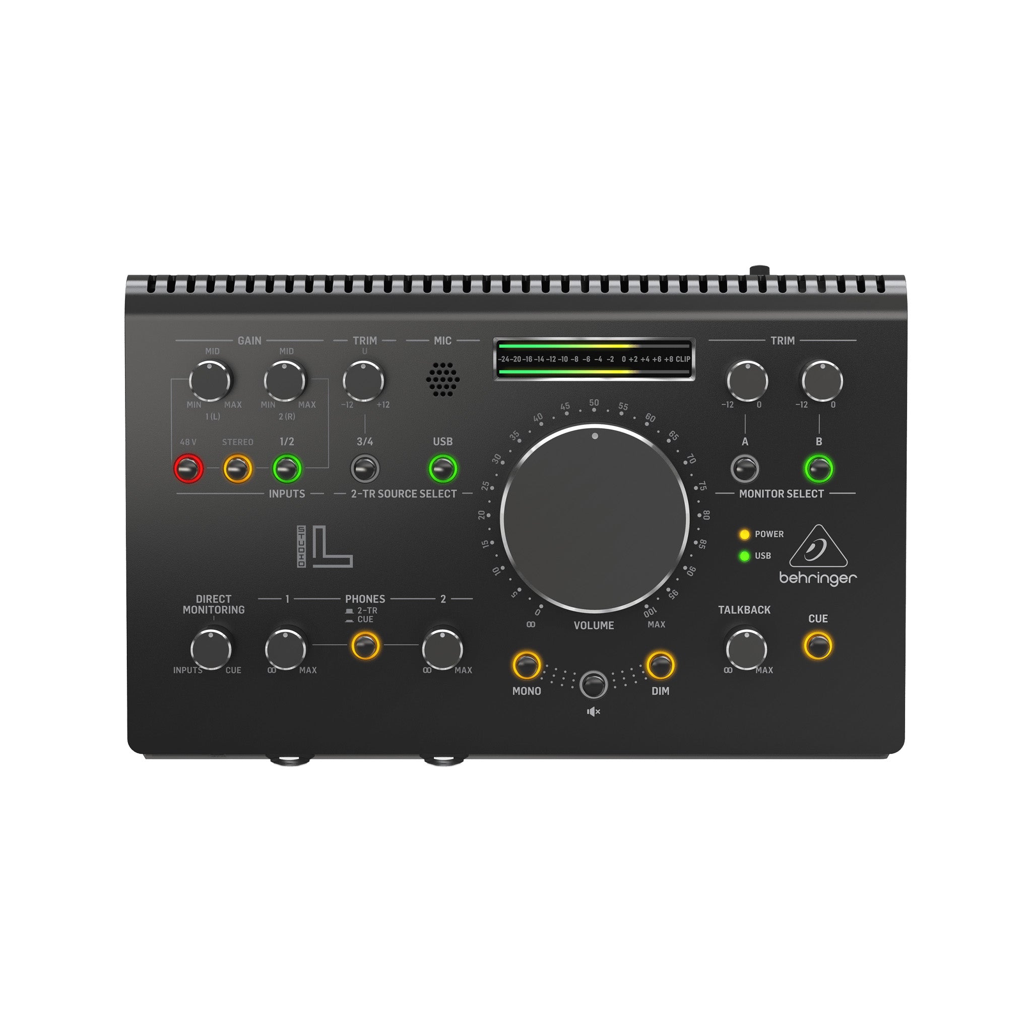 Behringer Studio L: High-end Studio Control with VCA, USB Audio & EU Plug
