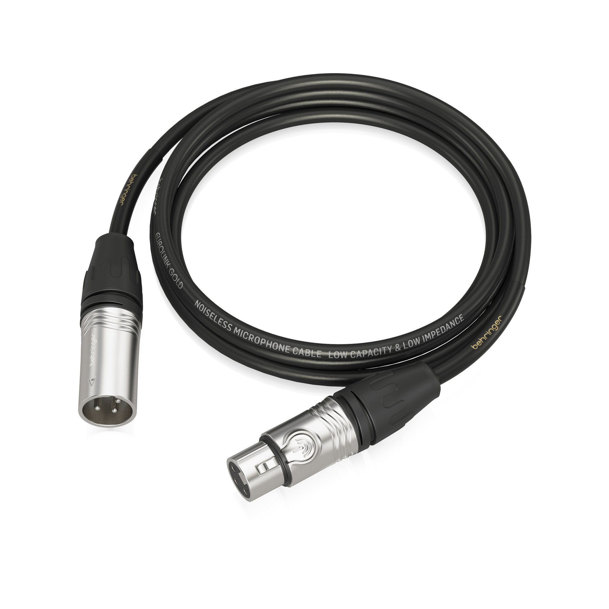 Behringer 9.8-Foot XLR Female to Male Microphone Cable GMC300 for Clear Sound