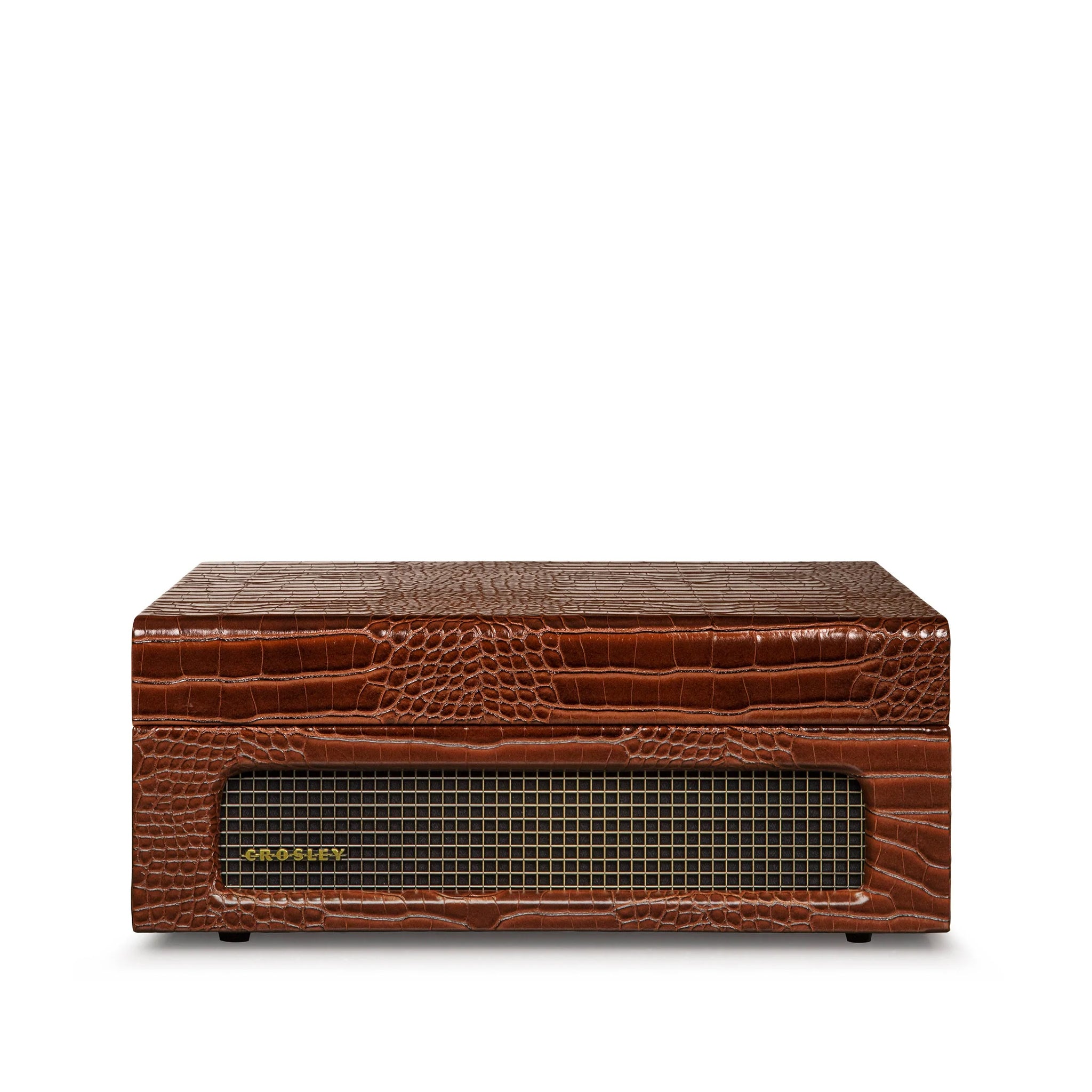Brown Crocodile Crosley Voyager Bluetooth 3 - Speed Turntable