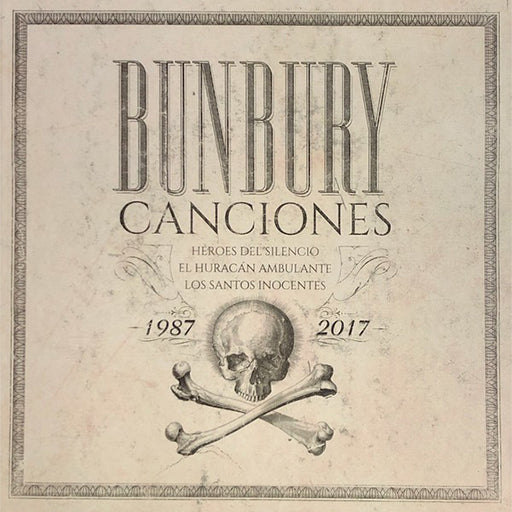 Vinyl Record Set - Compilation of Songs from 1987 to 2017 by Spanish Singer-Songwriter Enrique Bunbury